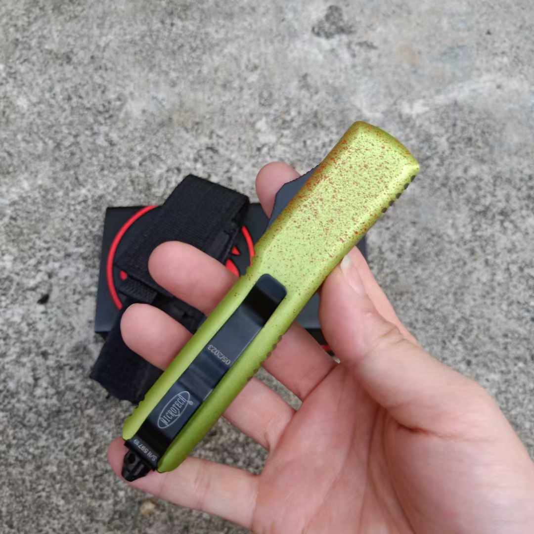 MICROTECH Zombie Tanto Knife (Black Double Edge) - Tophatter Daily Deals