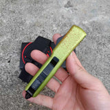 MICROTECH Zombie Tanto Knife (Black Double Edge) - Tophatter Daily Deals