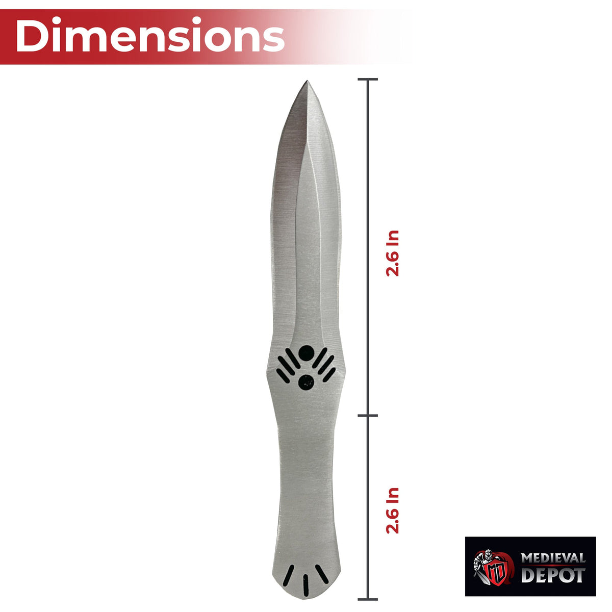 Middle Ages Eagles Eye Combat Throwing Knife Game Set knives - Tophatter Daily Deals