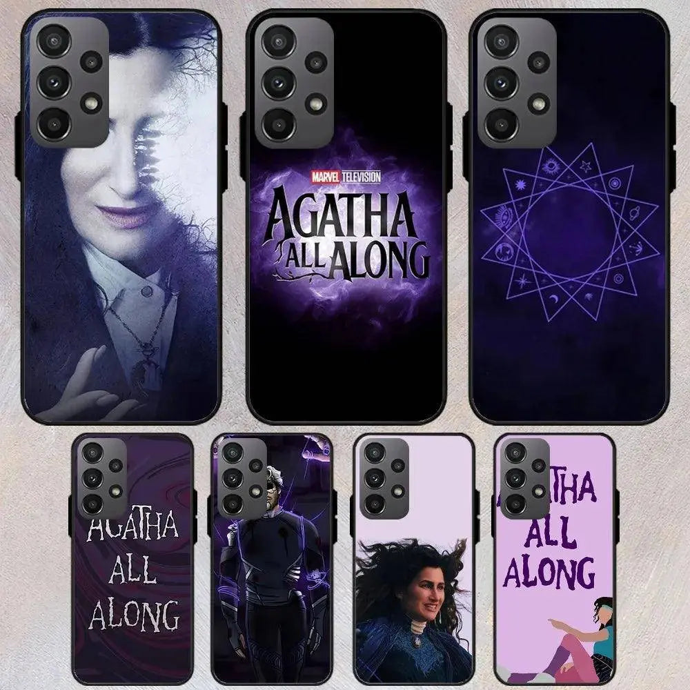 MINISO Agatha All Along TV Phone Case For Samsung Galaxy S22 S23 S24 Other - Tophatter Daily Deals