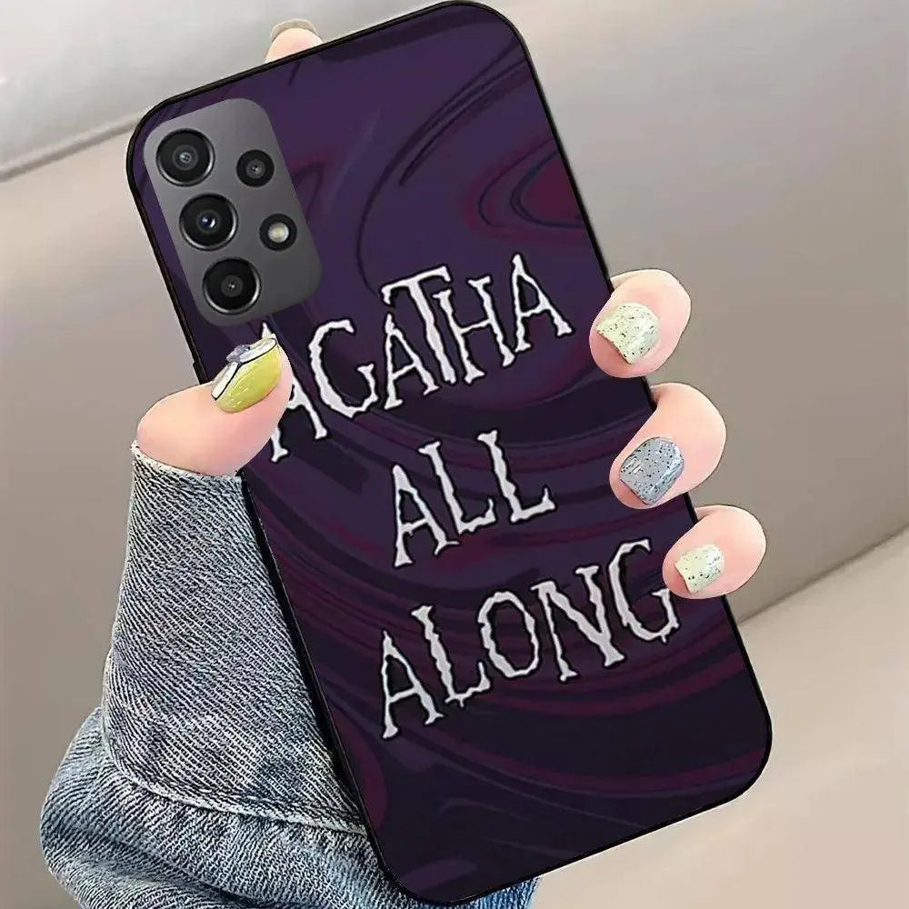 MINISO Agatha All Along TV Phone Case For Samsung Galaxy S22 S23 S24 Other - Tophatter Daily Deals