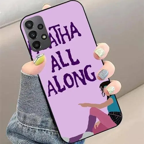 MINISO Agatha All Along TV Phone Case For Samsung Galaxy S22 S23 S24 z7 Other - Tophatter Daily Deals