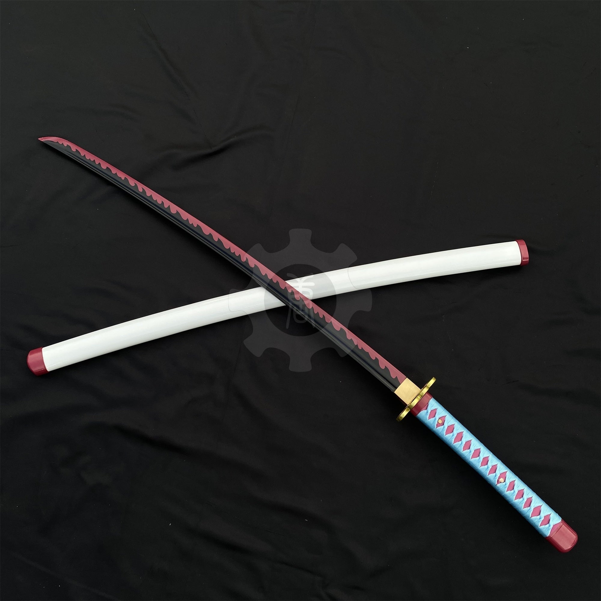 Mitsuri Nichirin Sword Katana 1045 Carbon Steel Version - Tophatter Daily Deals