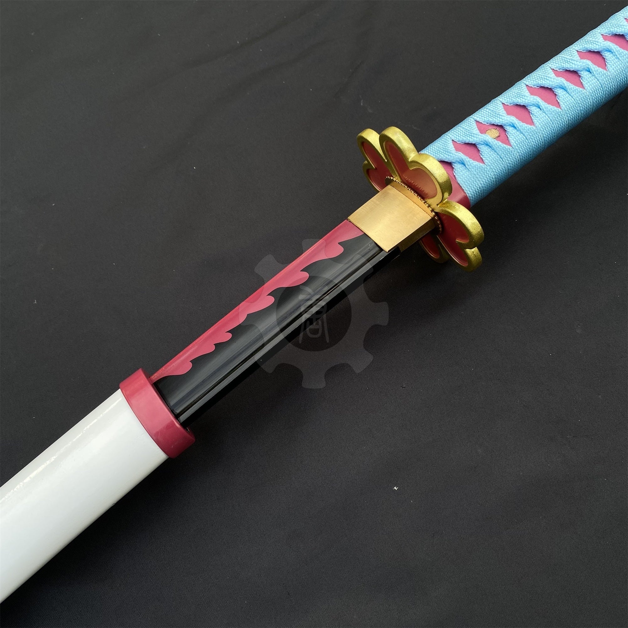 Mitsuri Nichirin Sword Katana 1045 Carbon Steel Version - Tophatter Daily Deals