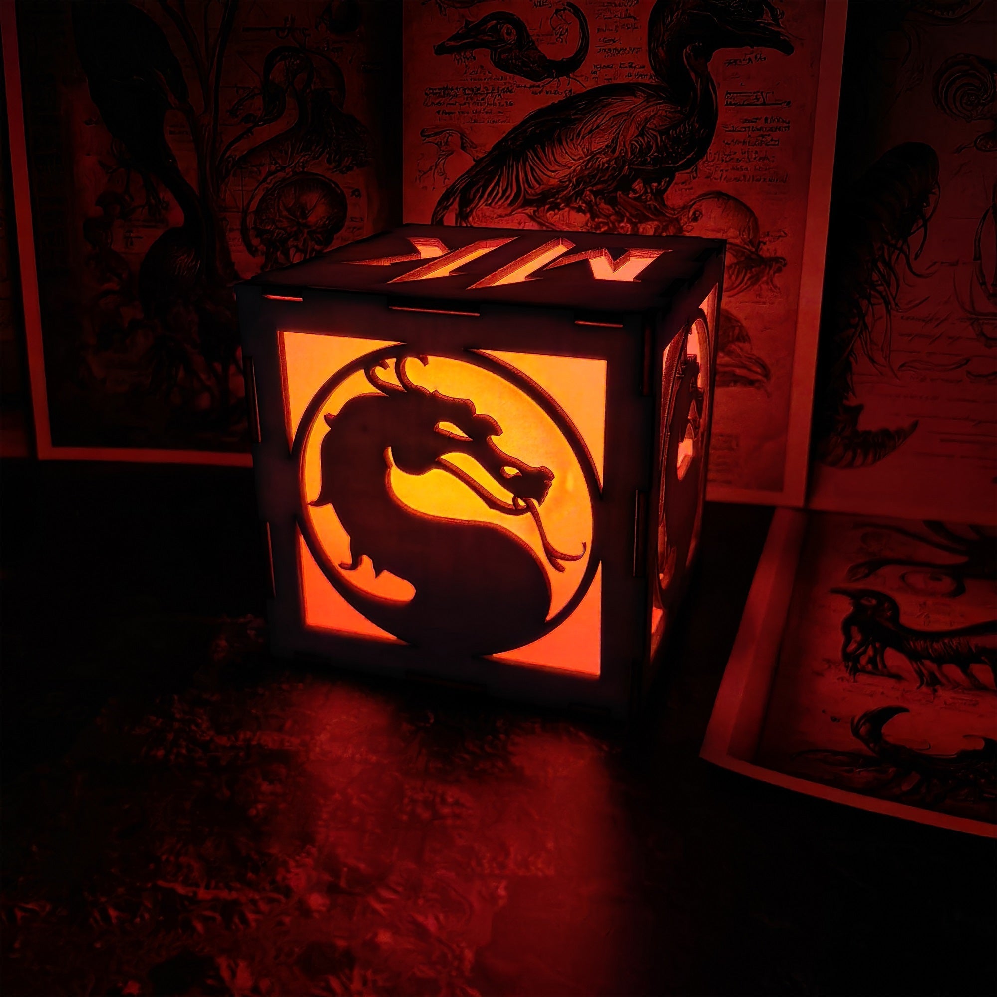 MK Dragon Inspired Night Light - Tophatter Daily Deals