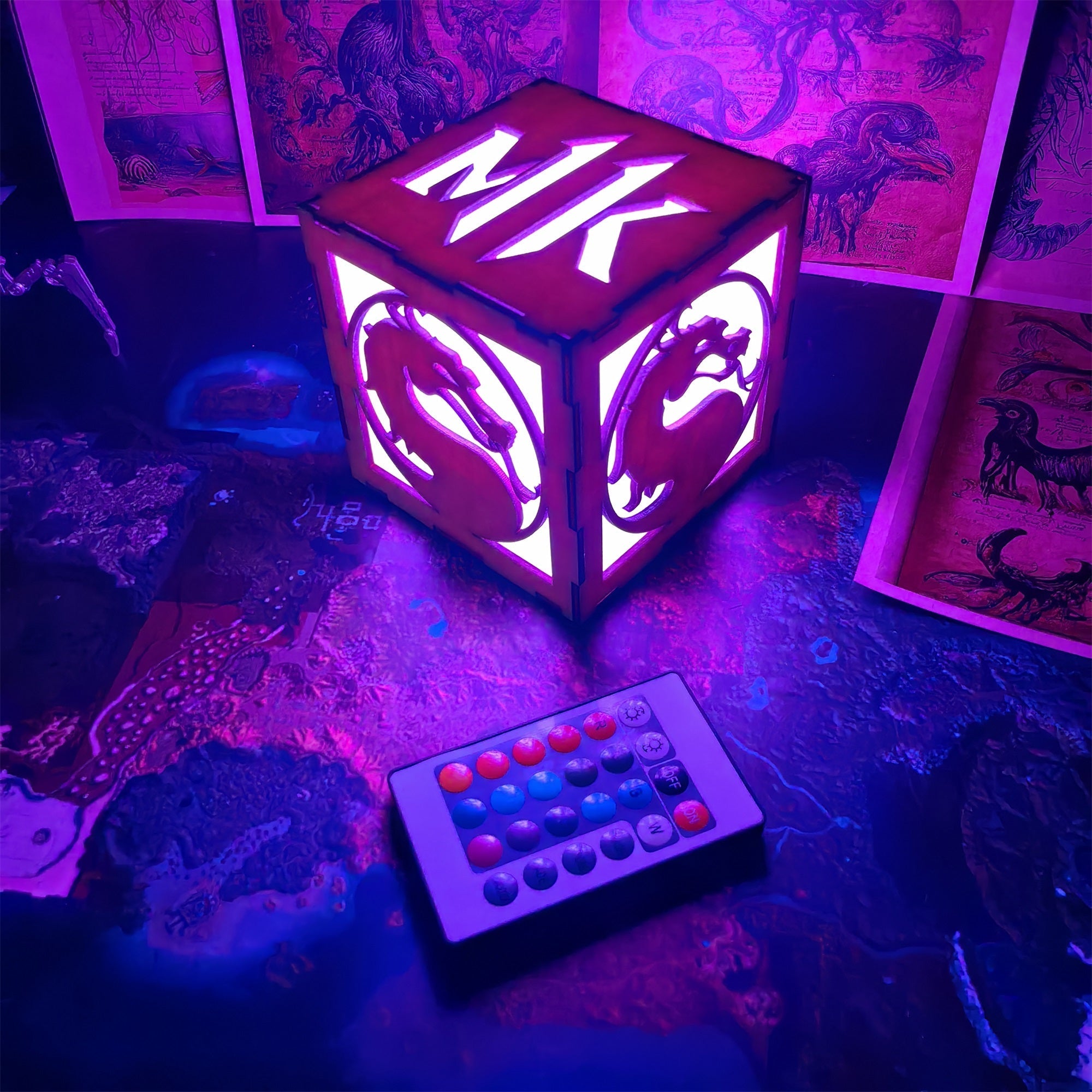 MK Dragon Inspired Night Light - Tophatter Daily Deals
