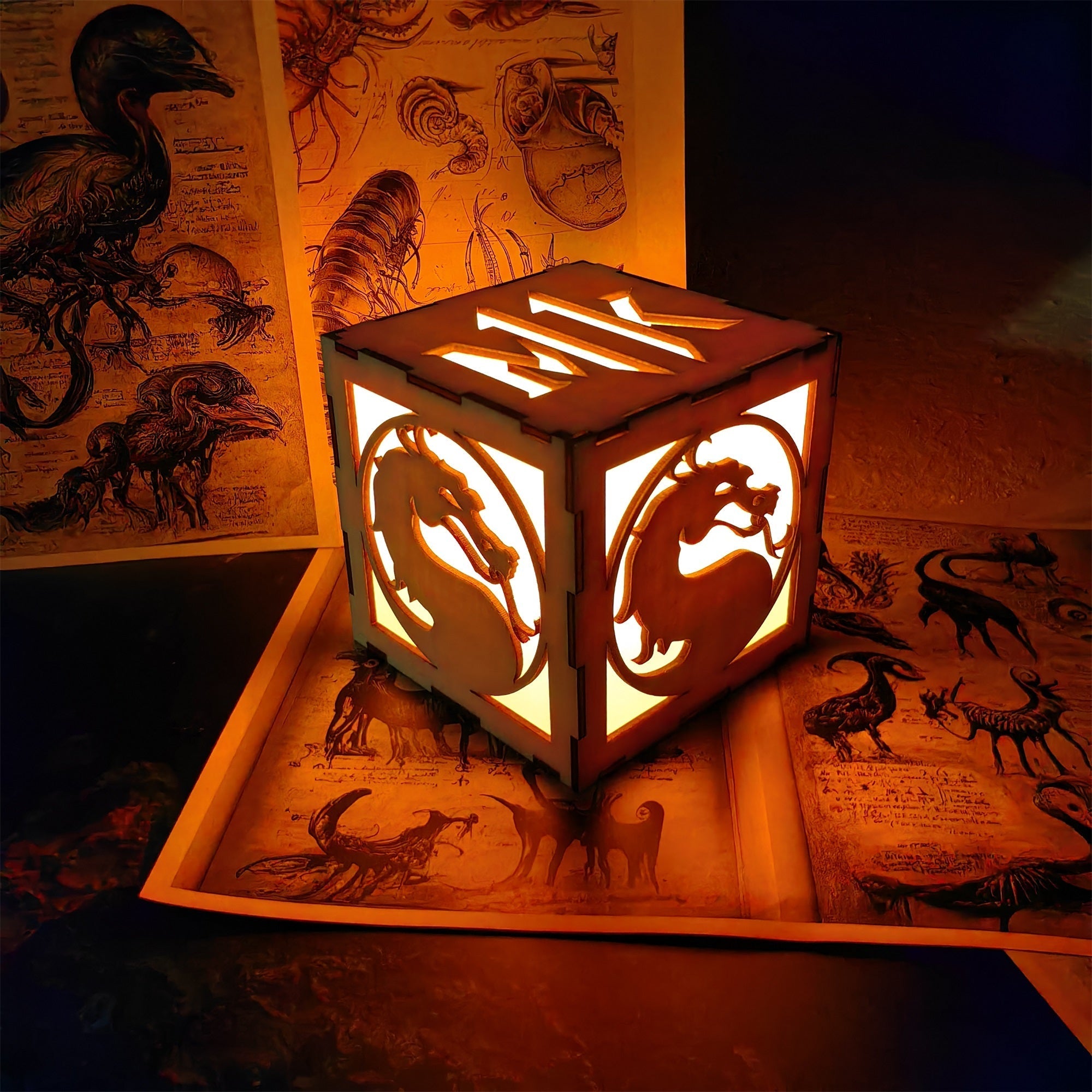 MK Dragon Inspired Night Light - Tophatter Daily Deals