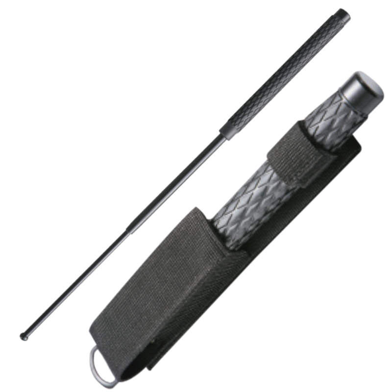 Police Expandable 29 Inch Baton Rubber Handle - TOPHATTER'S ARMORY DEALS Collectible Weapons - Tophatter Daily Deals