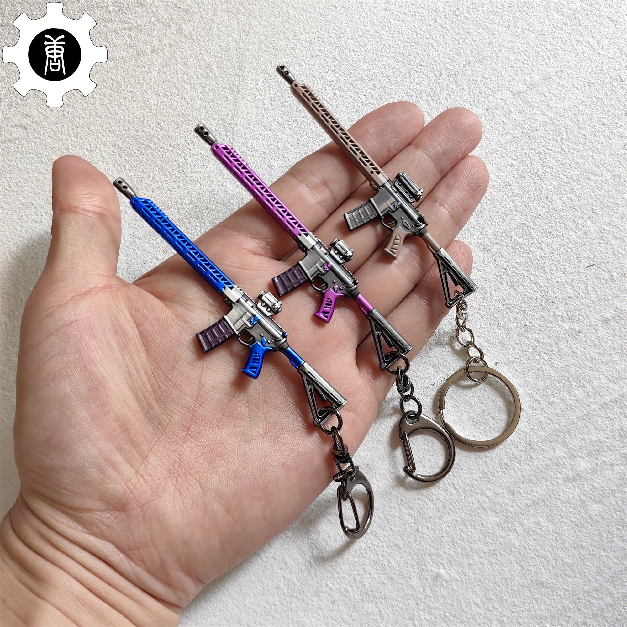 Tiny MK107 Keychain Metal Pendant 3 Colors 3 In 1 Pack - Tophatter Daily Deals