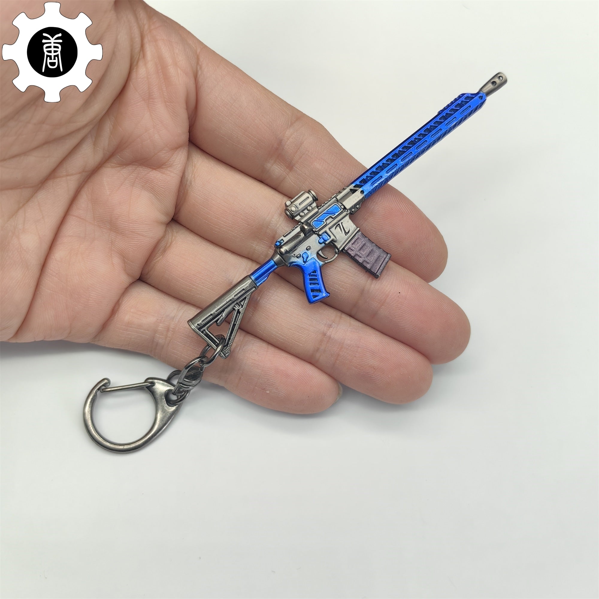 Tiny MK107 Keychain Metal Pendant 3 Colors Blue - Tophatter Daily Deals