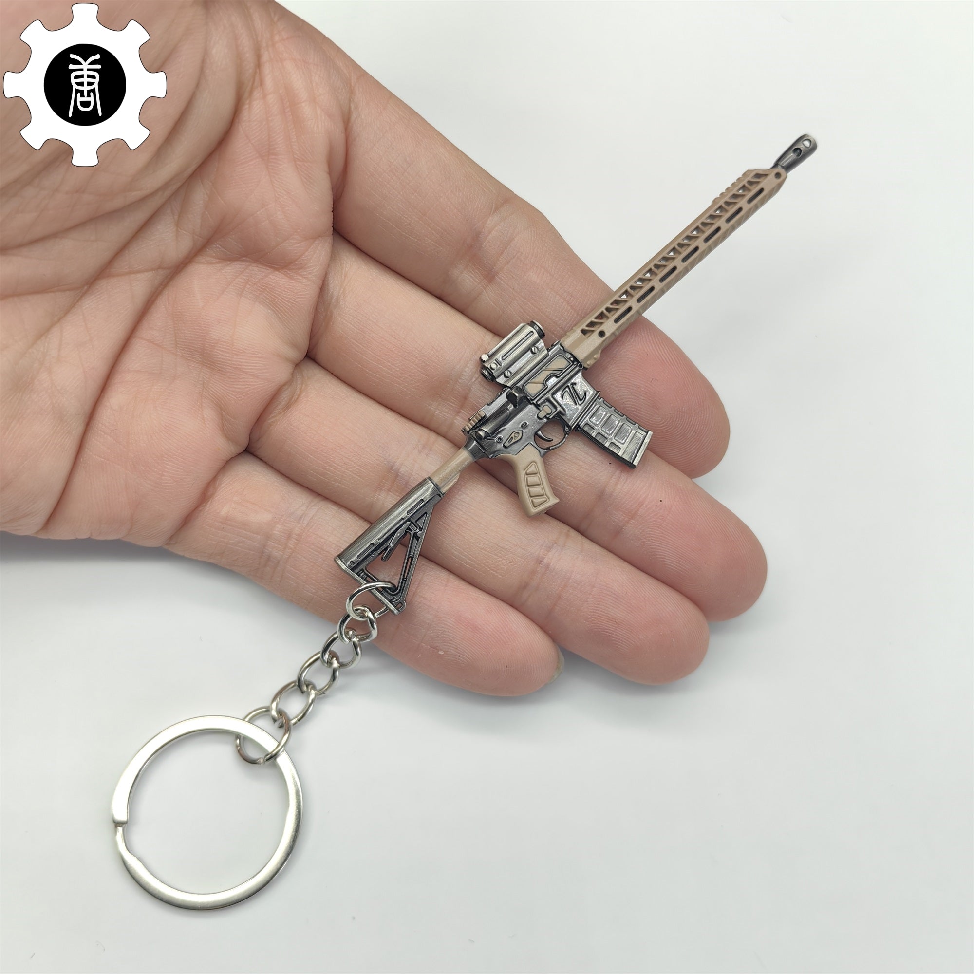 Tiny MK107 Keychain Metal Pendant 3 Colors Desert Gray - Tophatter Daily Deals