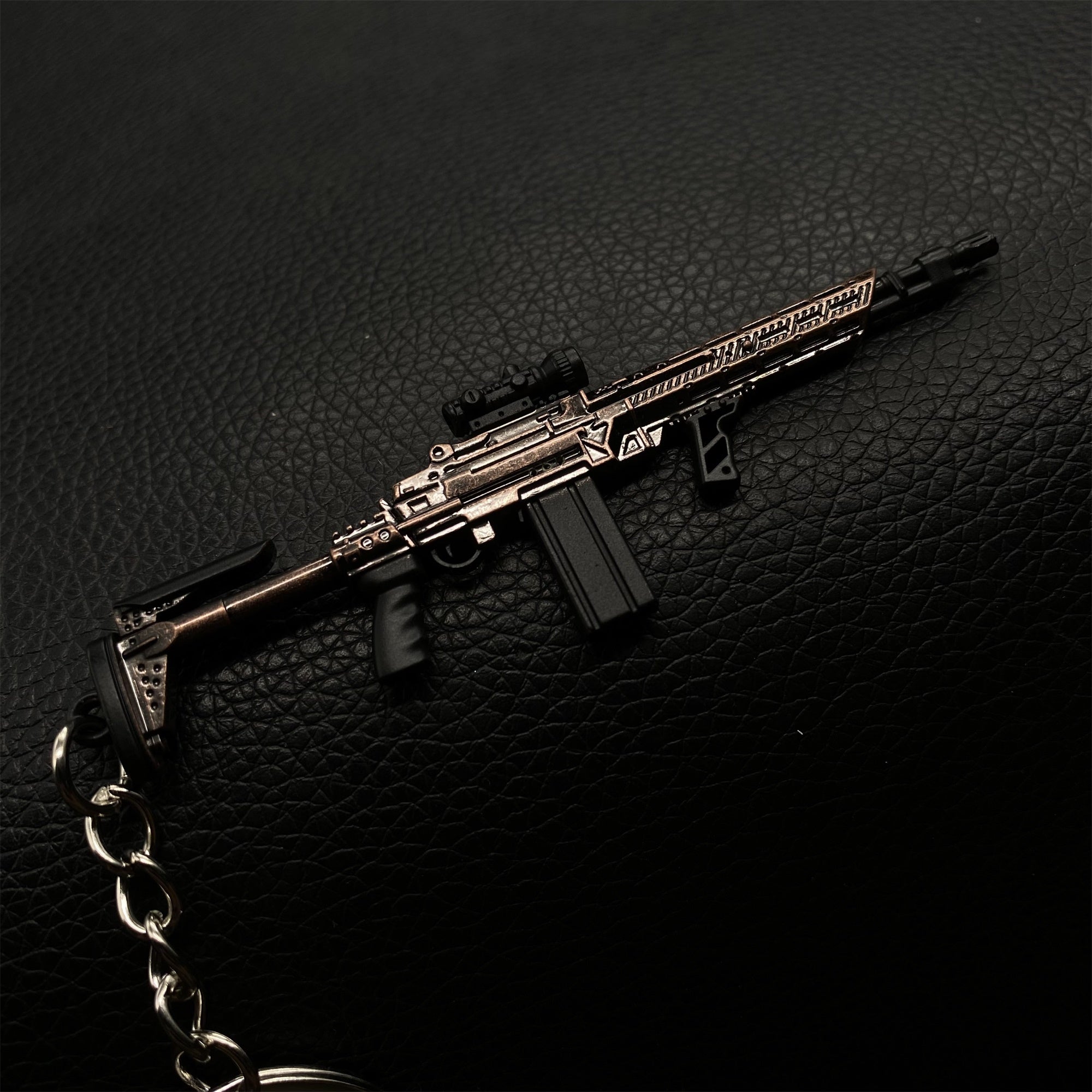 14 in 1 Keychain of Advanced Morden Gun With Accessories MK14 - Tophatter Daily Deals