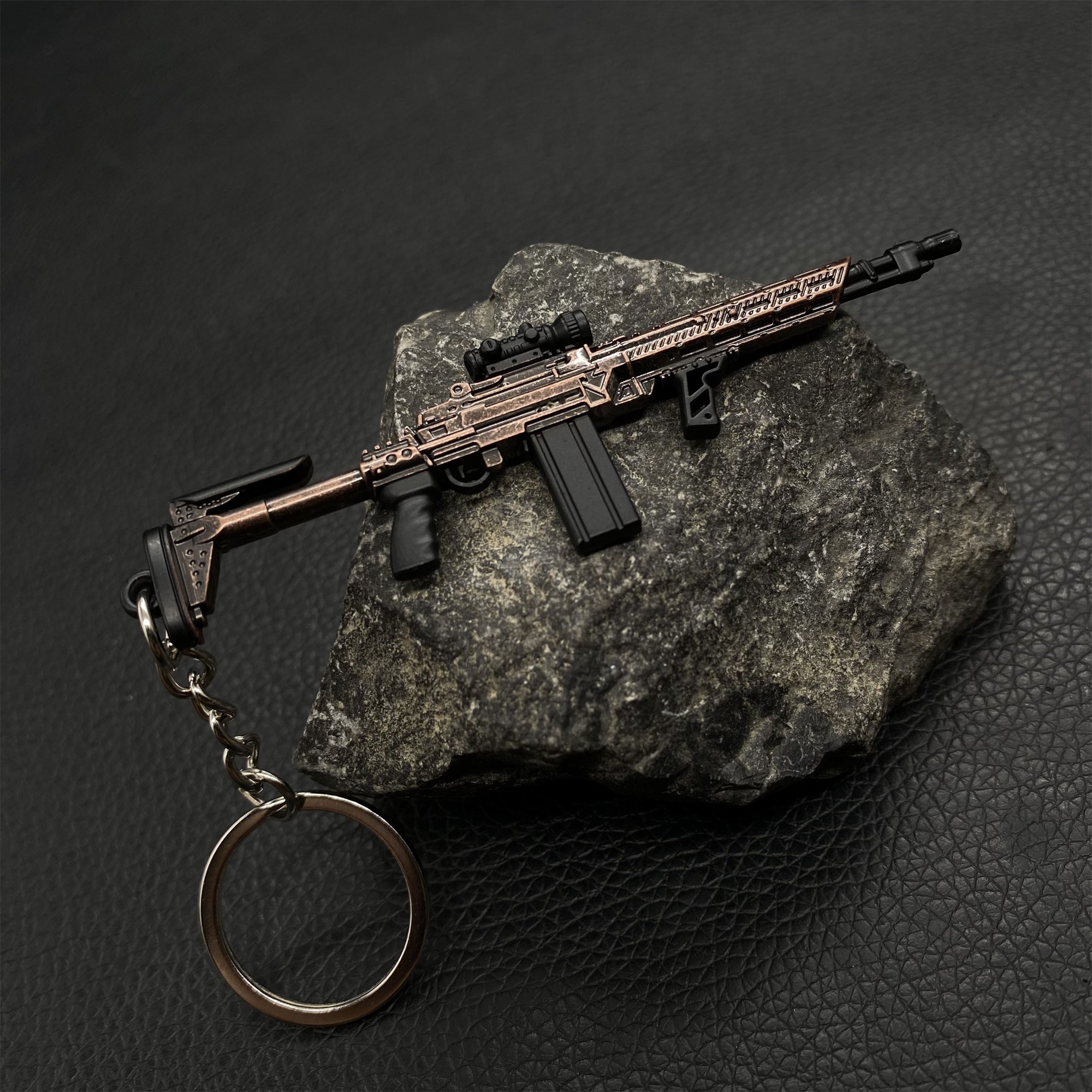14 in 1 Keychain of Advanced Morden Gun With Accessories - Tophatter Daily Deals