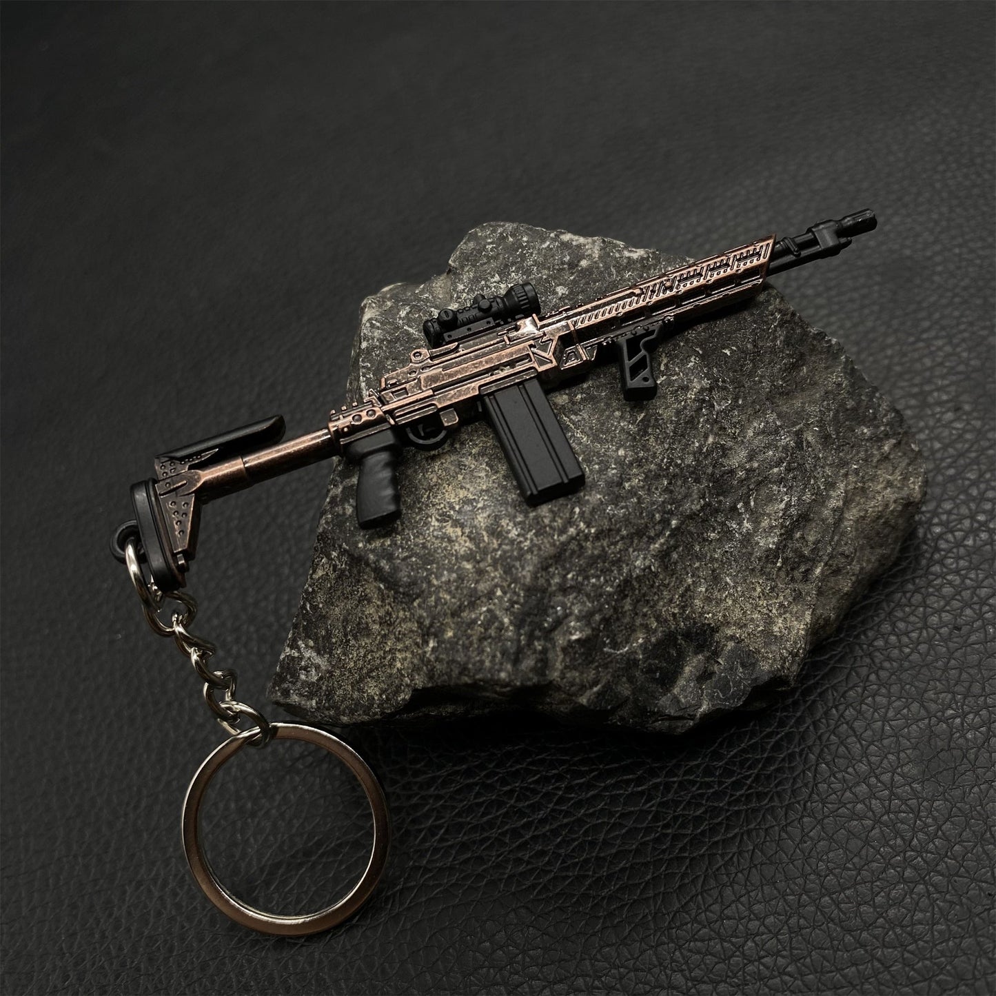 14 in 1 Keychain of Advanced Morden Gun With Accessories - Tophatter Daily Deals