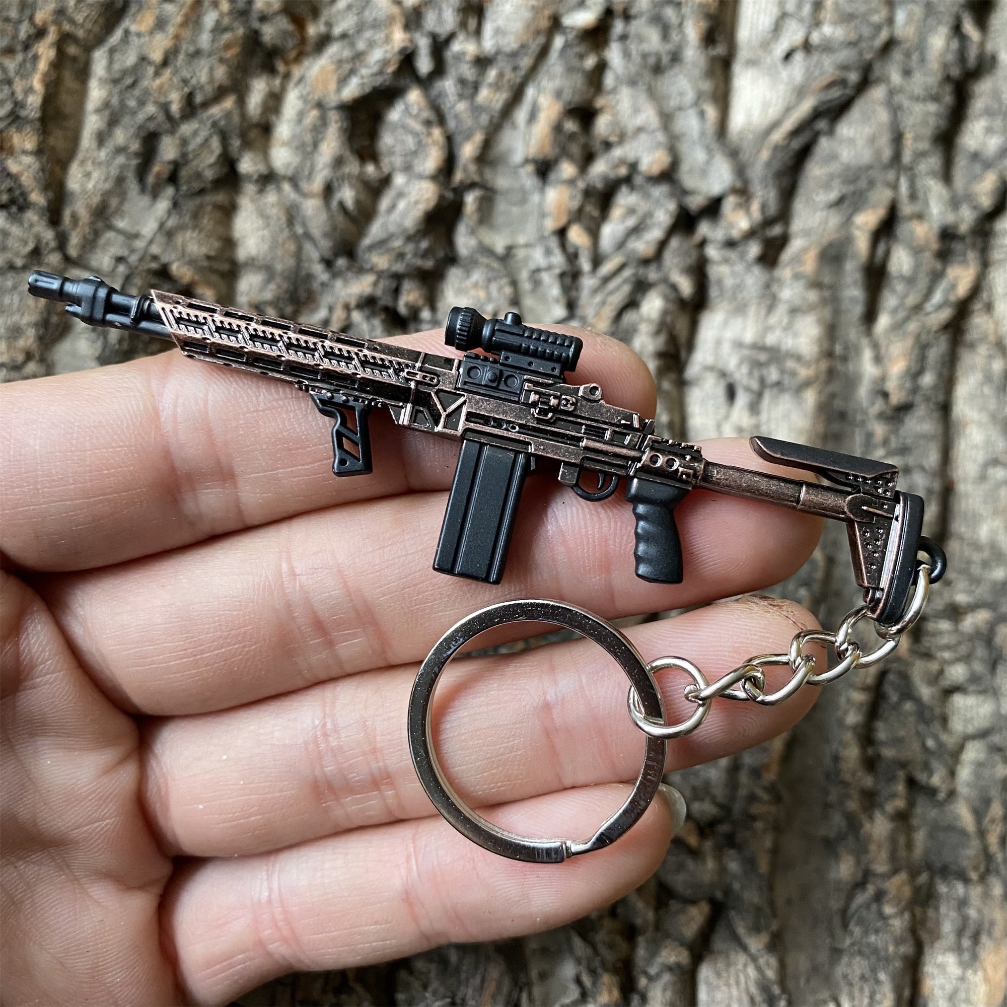 14 in 1 Keychain of Advanced Morden Gun With Accessories - Tophatter Daily Deals