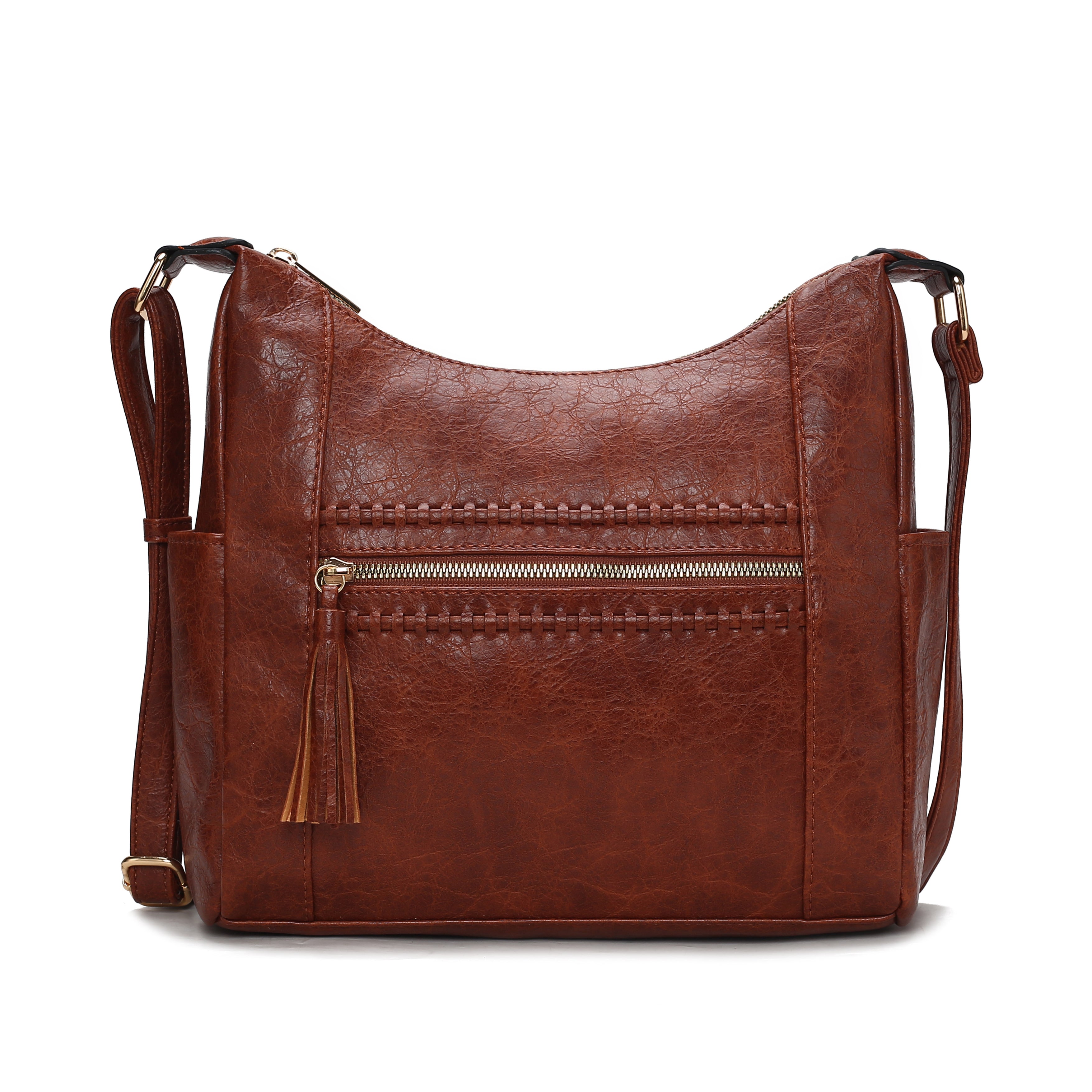 MKF Collection Women's Marseille Shoulder Bag Cognac Brown Bags - Tophatter Daily Deals