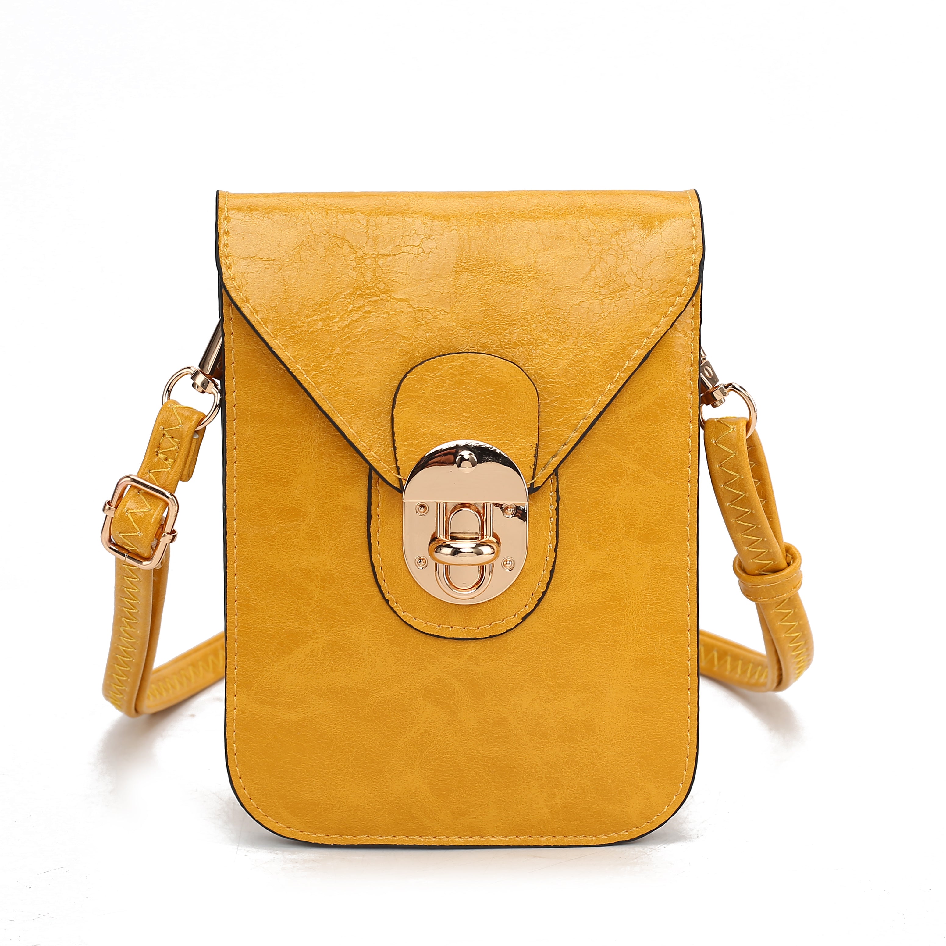 MKF Collection Women's Havana Ii Phone Crossbody Bag Mustard Bags - Tophatter Daily Deals