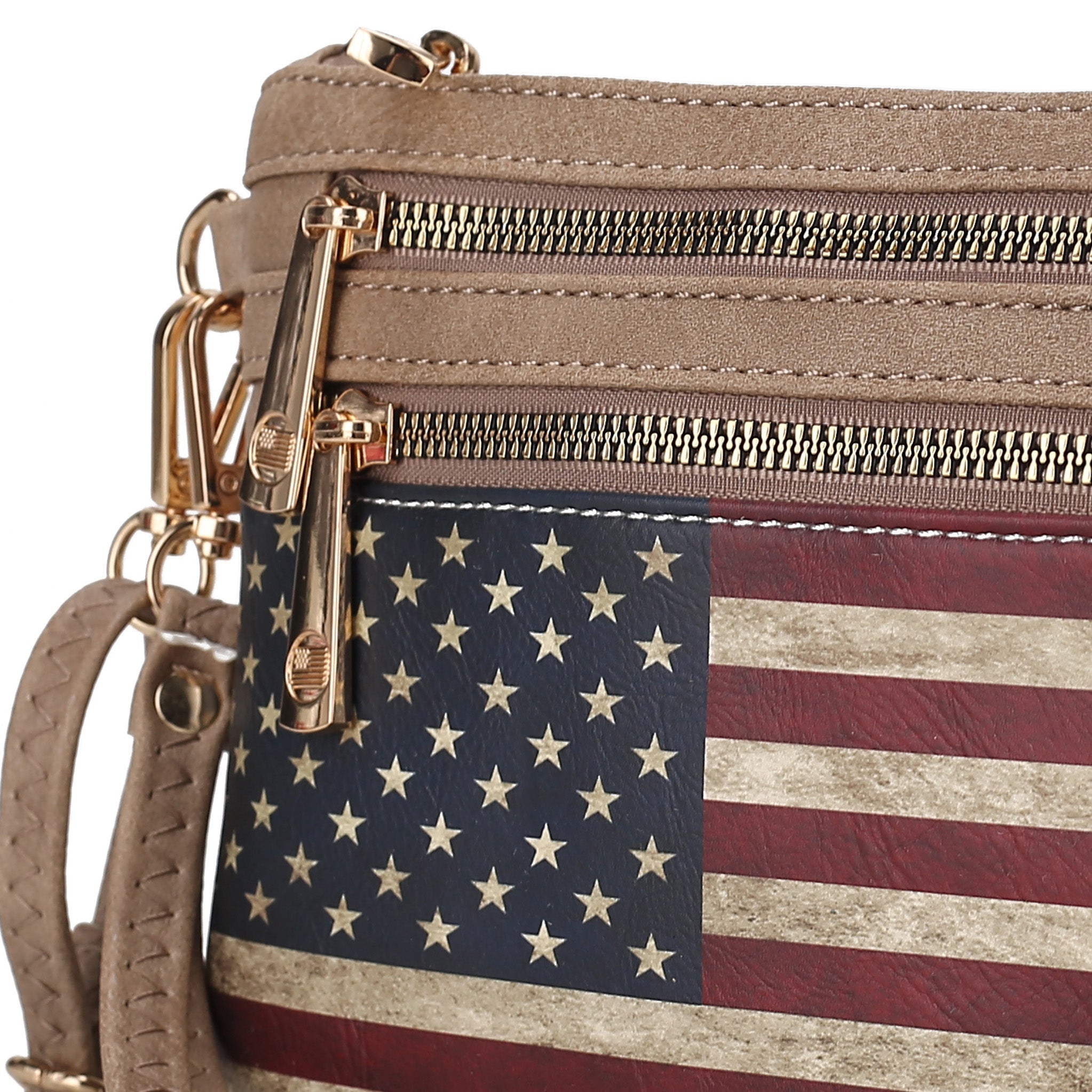 MKF Collection Women's Alisson Printed Flag Crossbody Bag Bags - Tophatter Daily Deals
