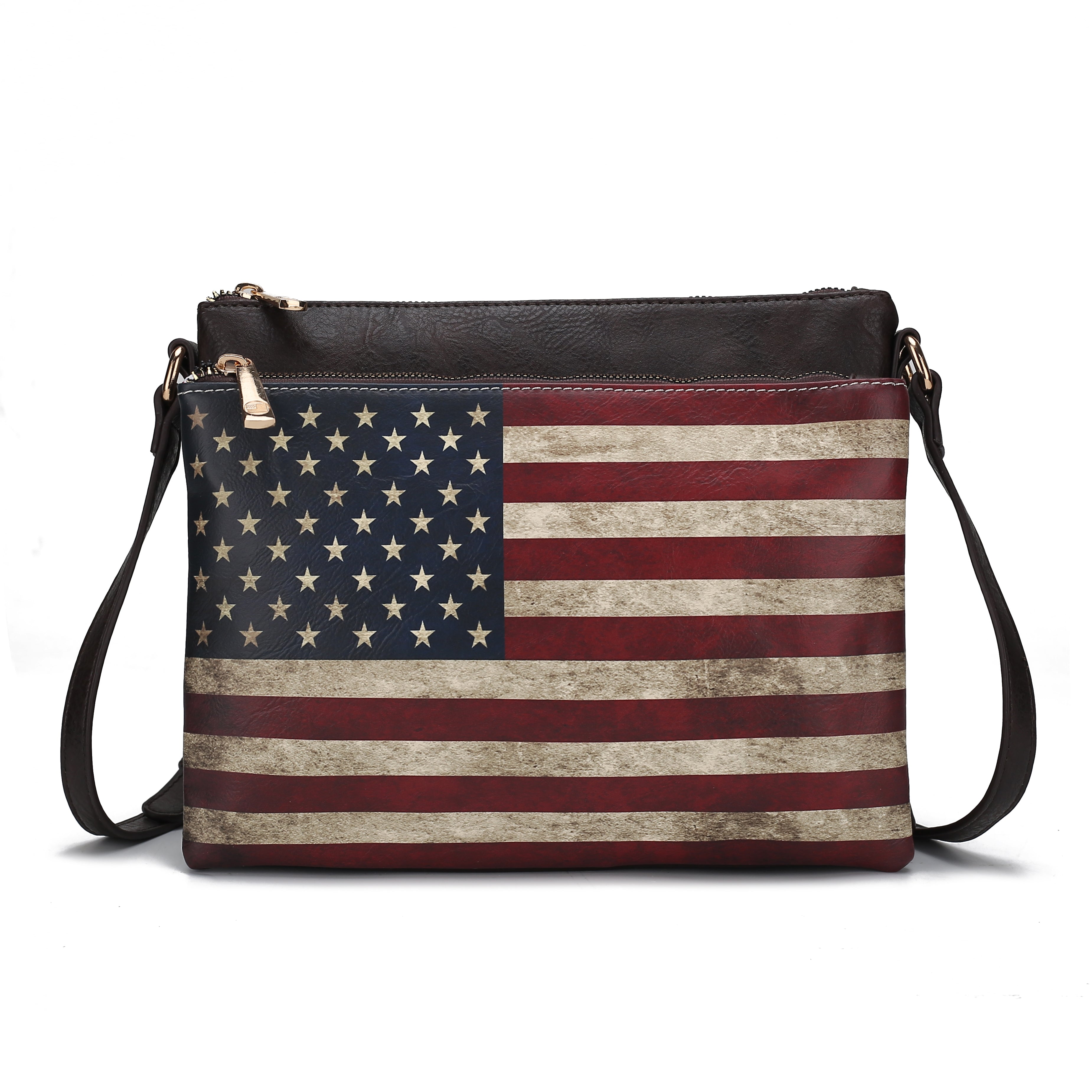 MKF Collection Women's Madeline Crossbody Bag Chocolate Bags - Tophatter Daily Deals