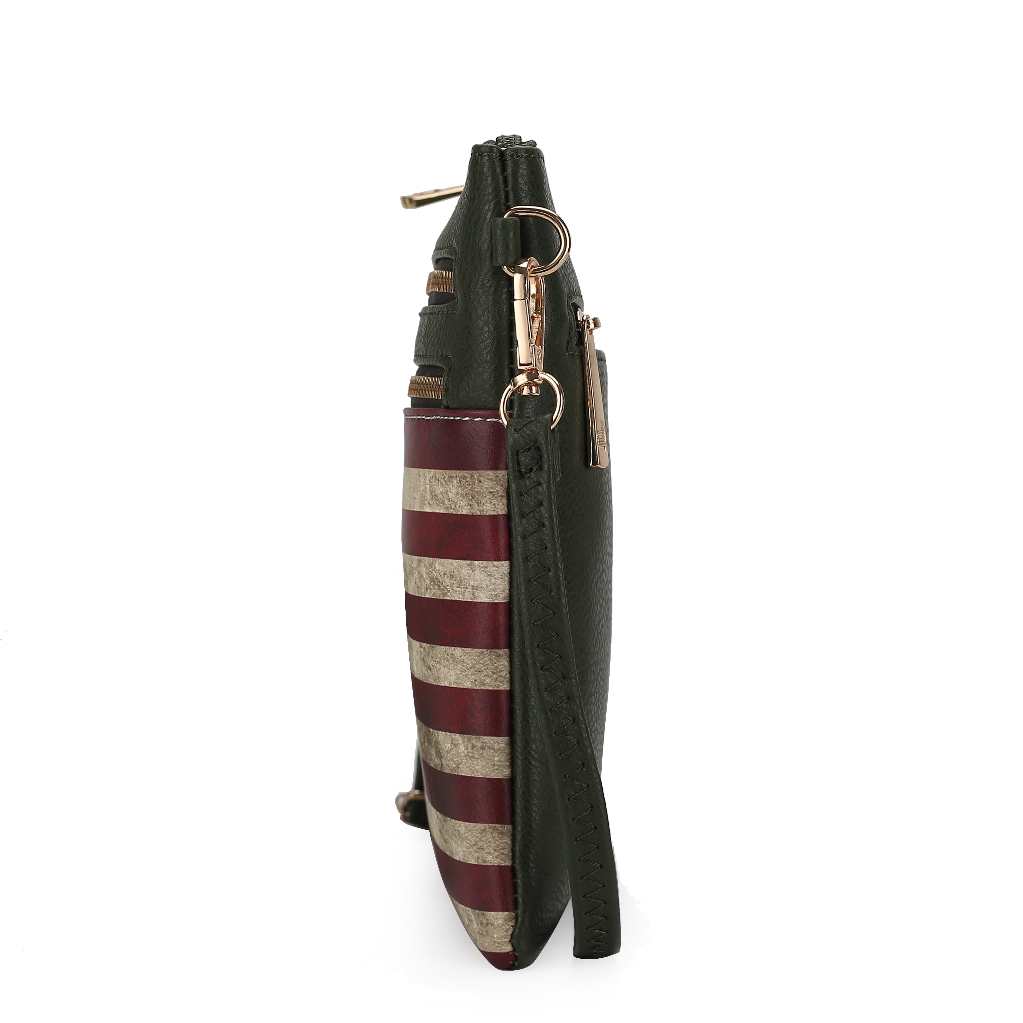 MKF Collection Women's Genesis Printed Flag Crossbody Bag Bags - Tophatter Daily Deals