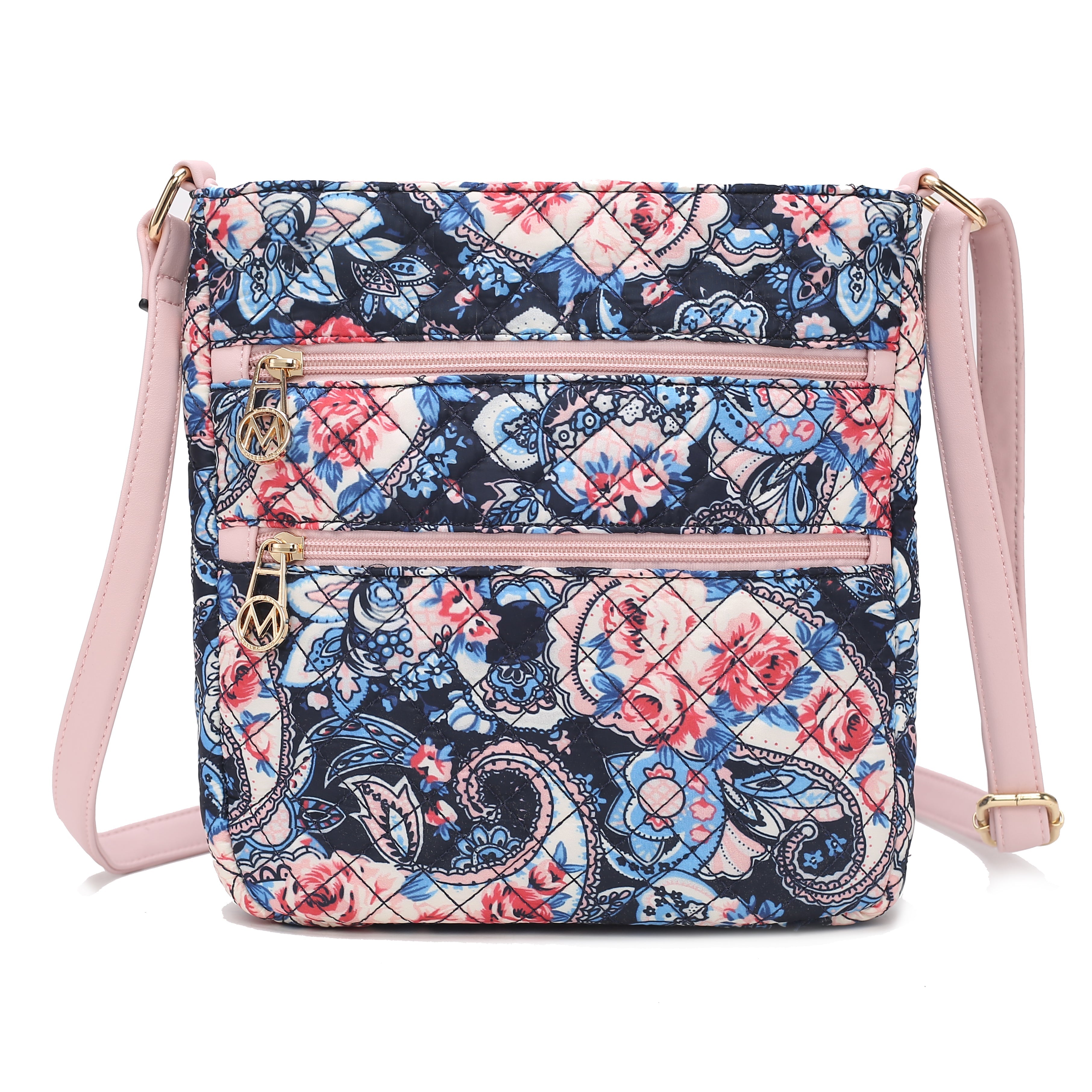 MKF Collection Women's Lainey Floral Shoulder Bag Floral Blue Bags - Tophatter Daily Deals
