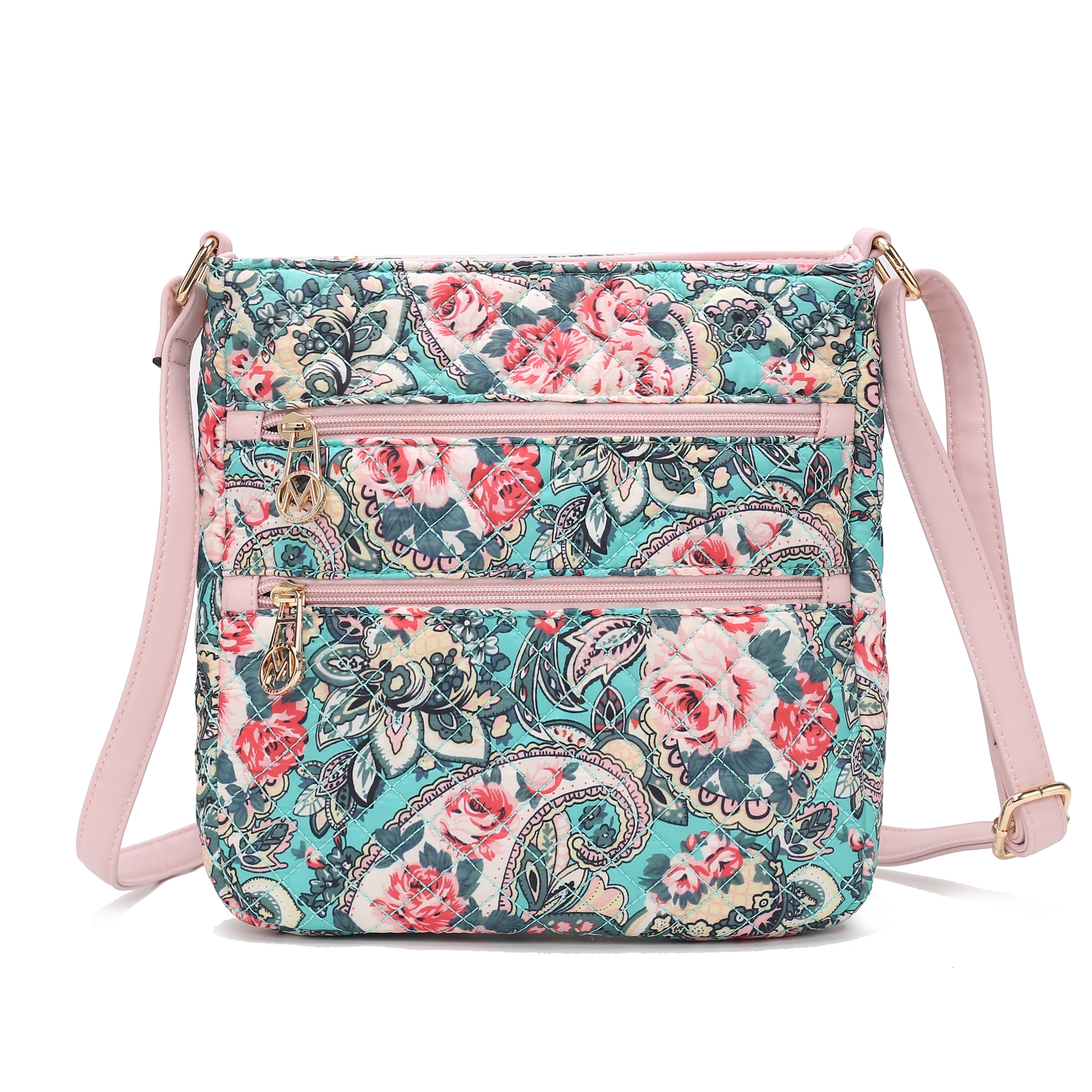 MKF Collection Women's Lainey Floral Shoulder Bag Floral Green Bags - Tophatter Daily Deals