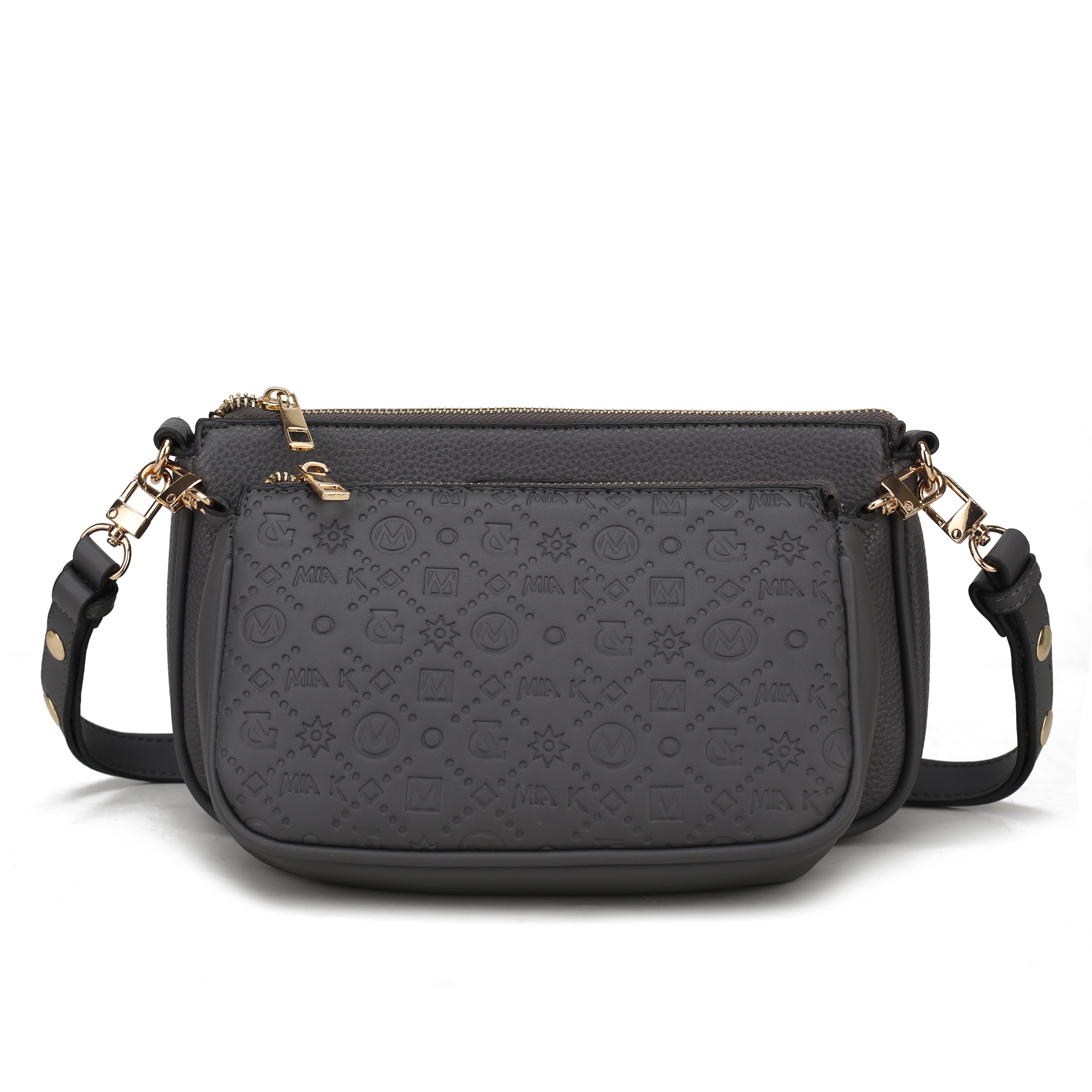 MKF Collection Women's Dayla Shoulder Bag Charcoal Grey Bags - Tophatter Daily Deals