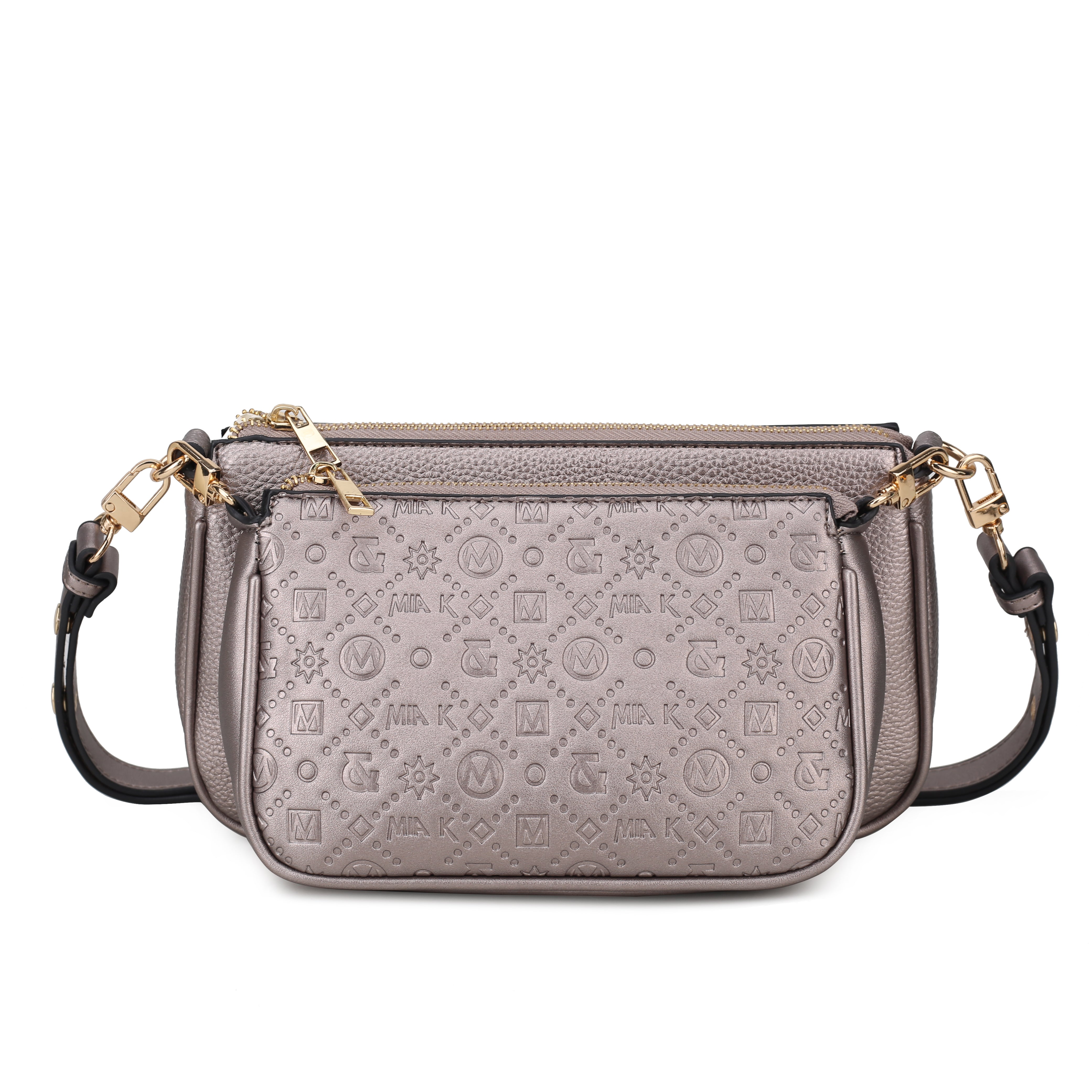MKF Collection Women's Dayla Shoulder Bag Pewter Bags - Tophatter Daily Deals