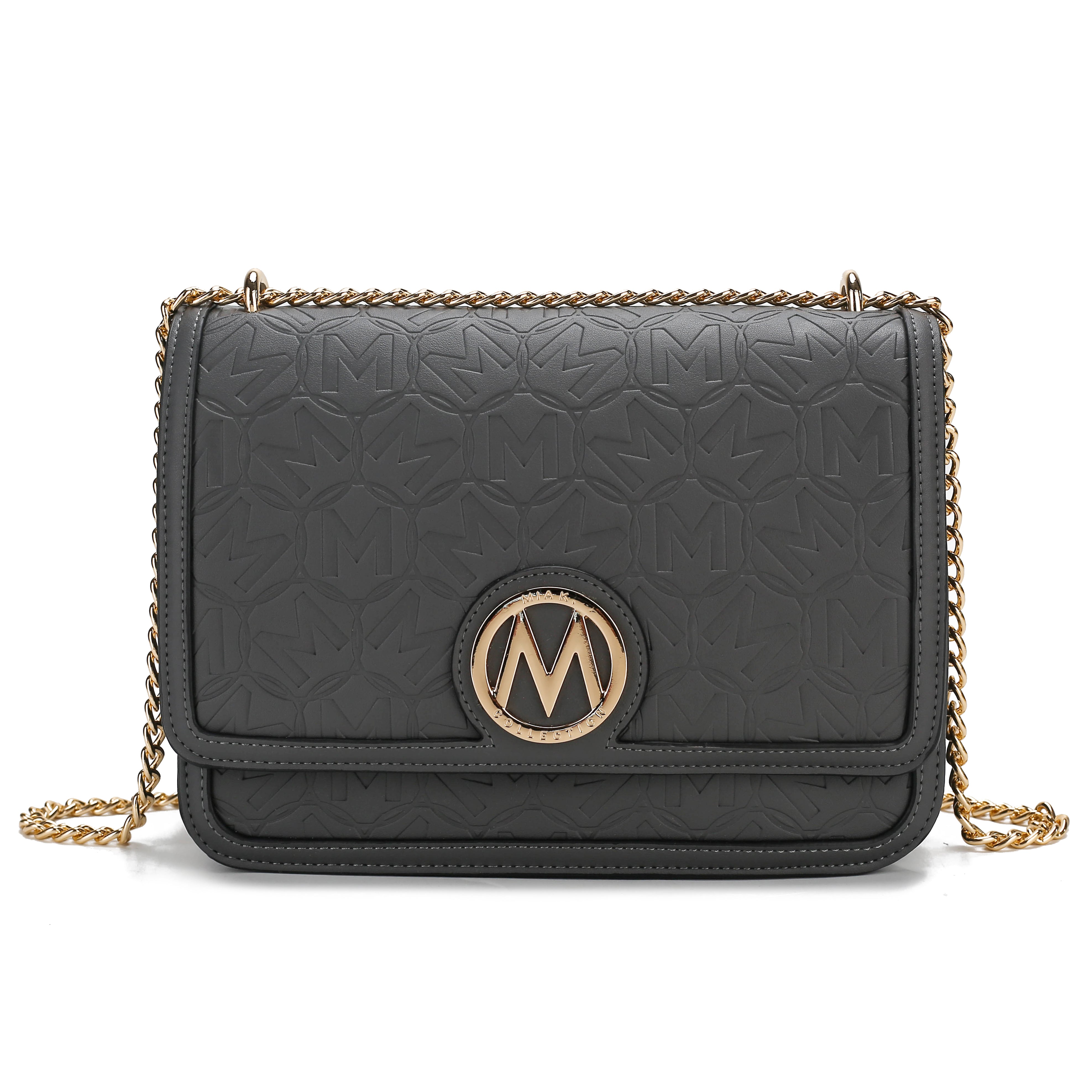 MKF Collection Women's Amiyah Crossbody Bag Charcoal Gray Bags - Tophatter Daily Deals
