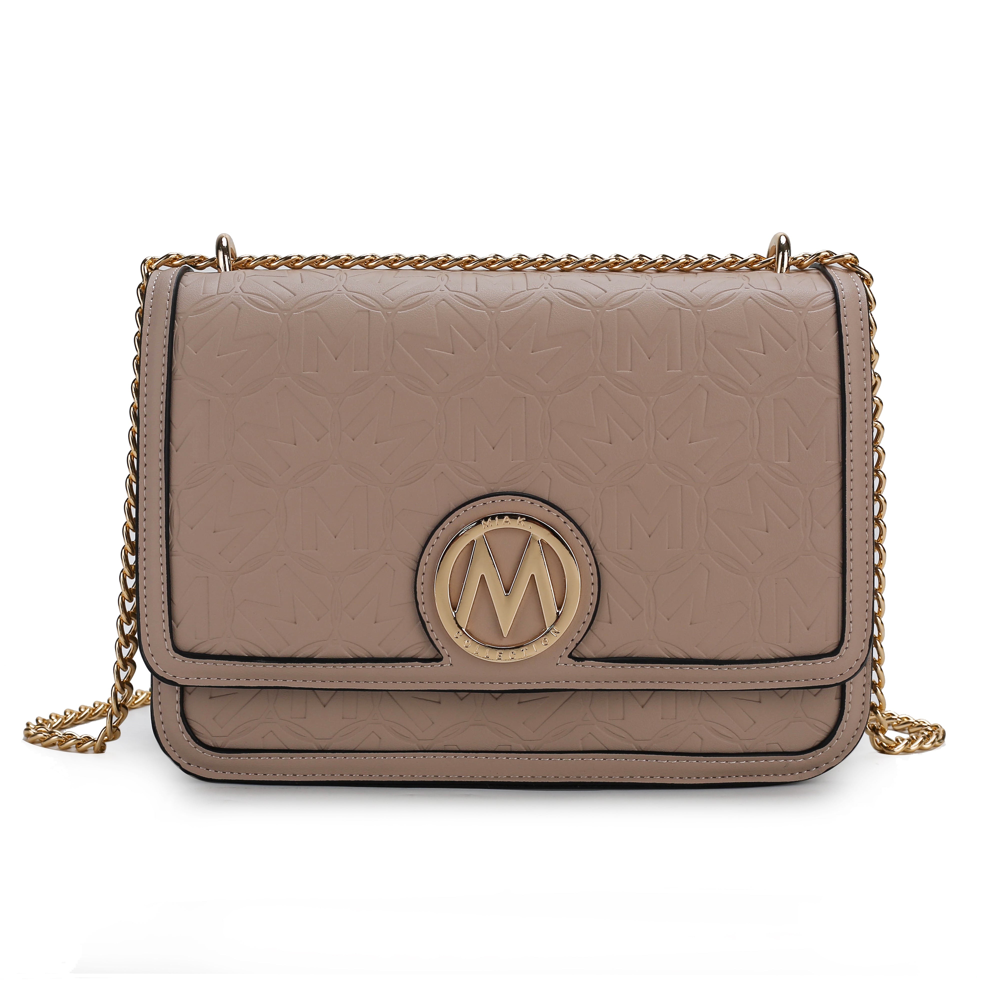 MKF Collection Women's Amiyah Crossbody Bag Taupe Bags - Tophatter Daily Deals
