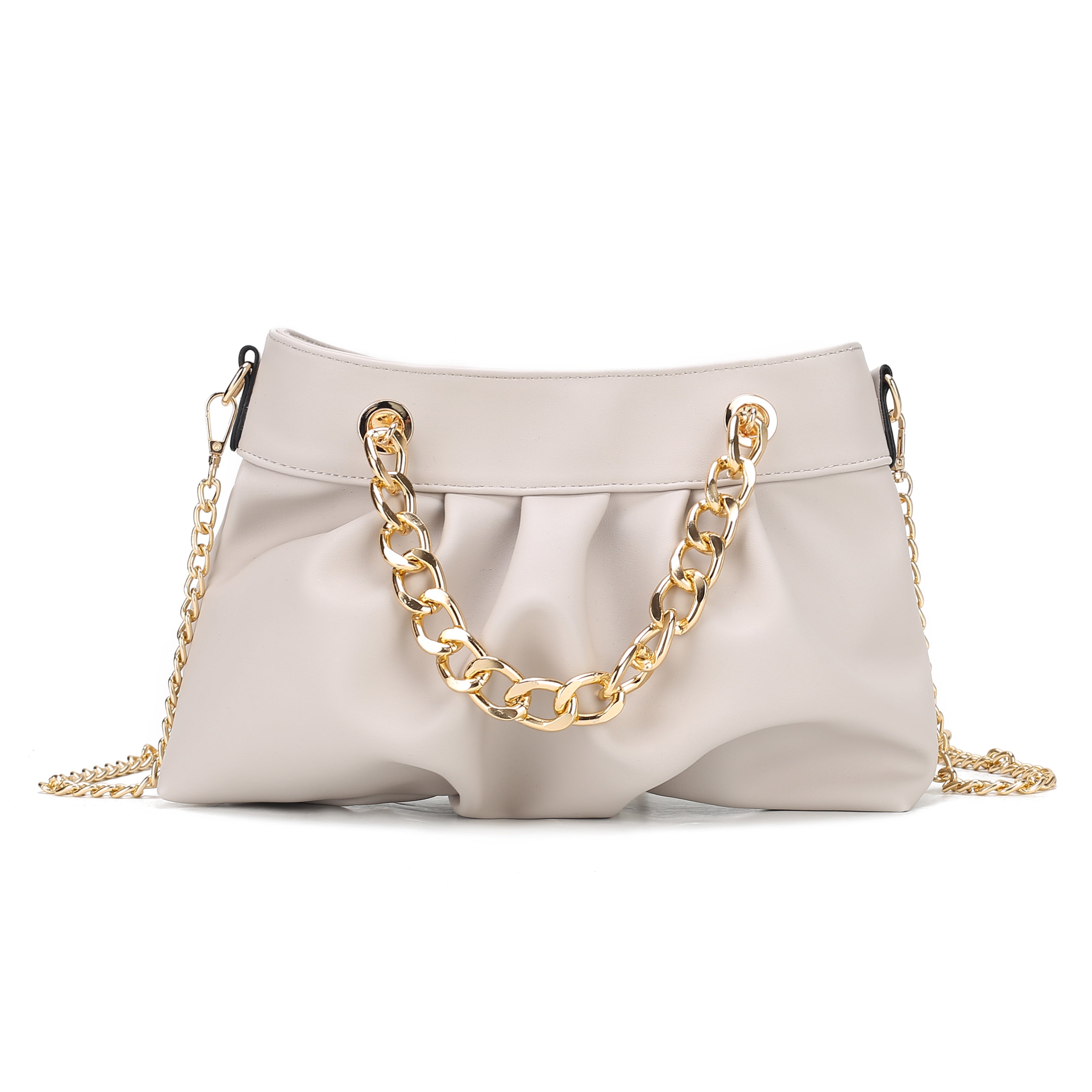 MKF Collection Women's Marvila Shoulder Bag Beige Bags - Tophatter Daily Deals