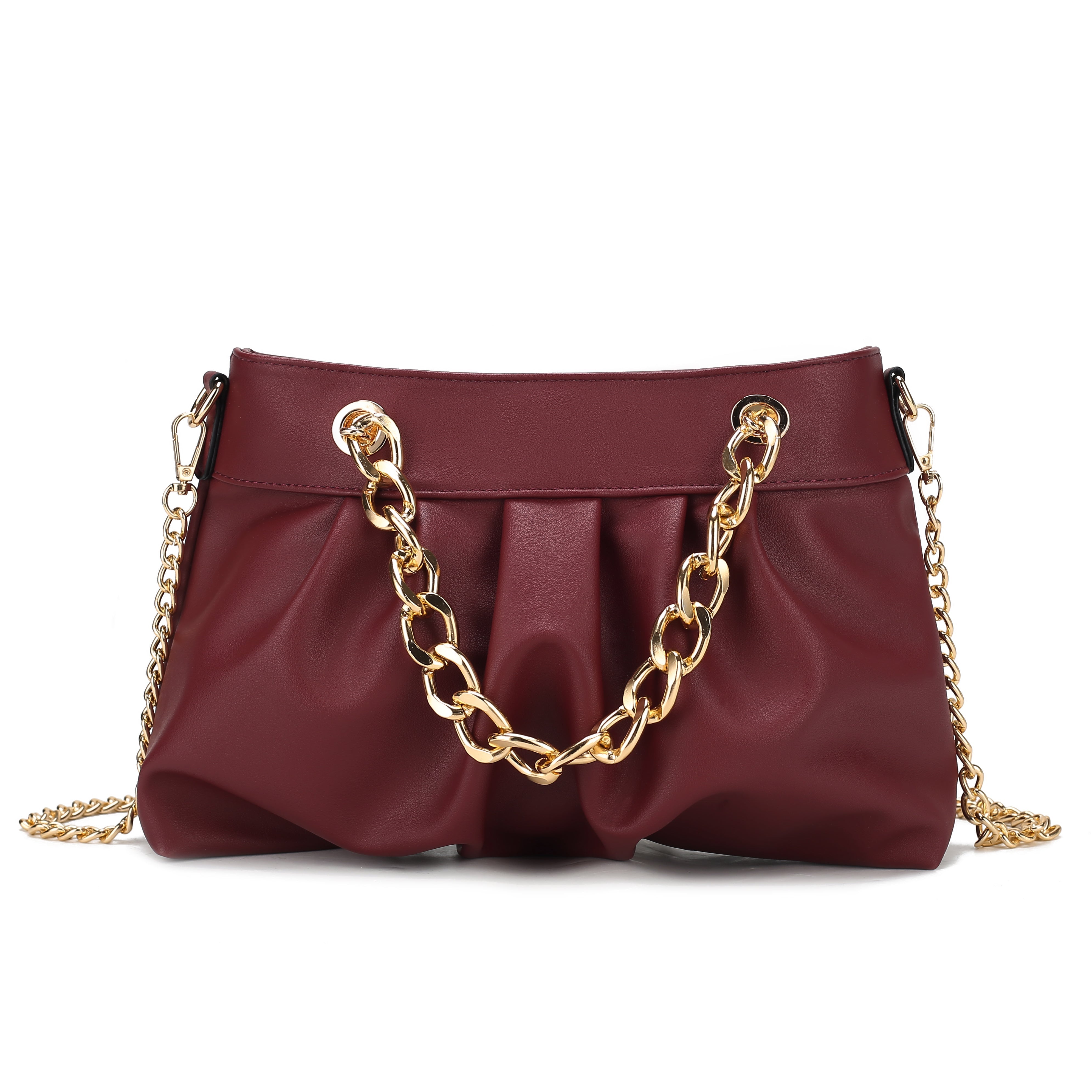 MKF Collection Women's Marvila Shoulder Bag Burgundy Bags - Tophatter Daily Deals
