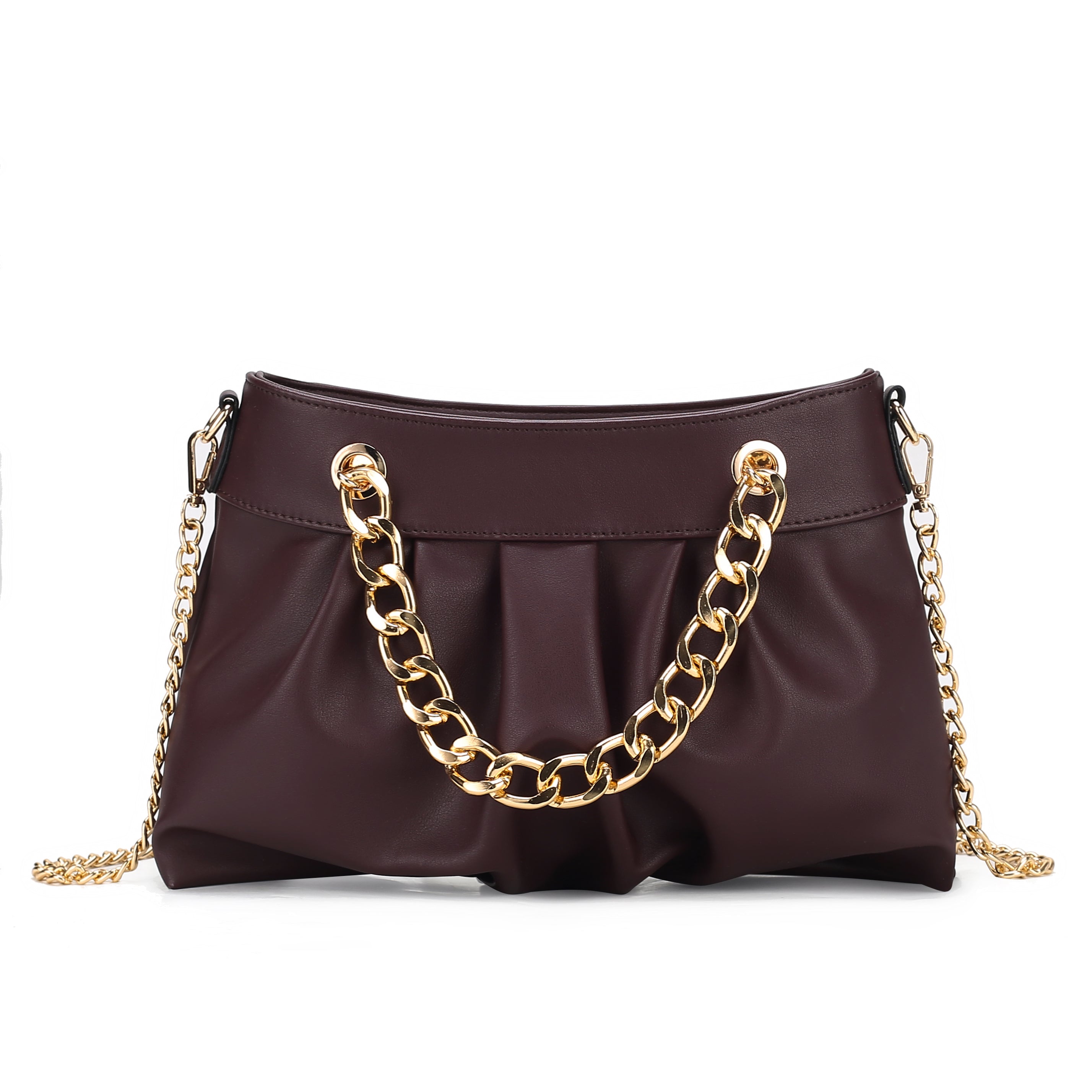 MKF Collection Women's Marvila Shoulder Bag Chocolate Bags - Tophatter Daily Deals