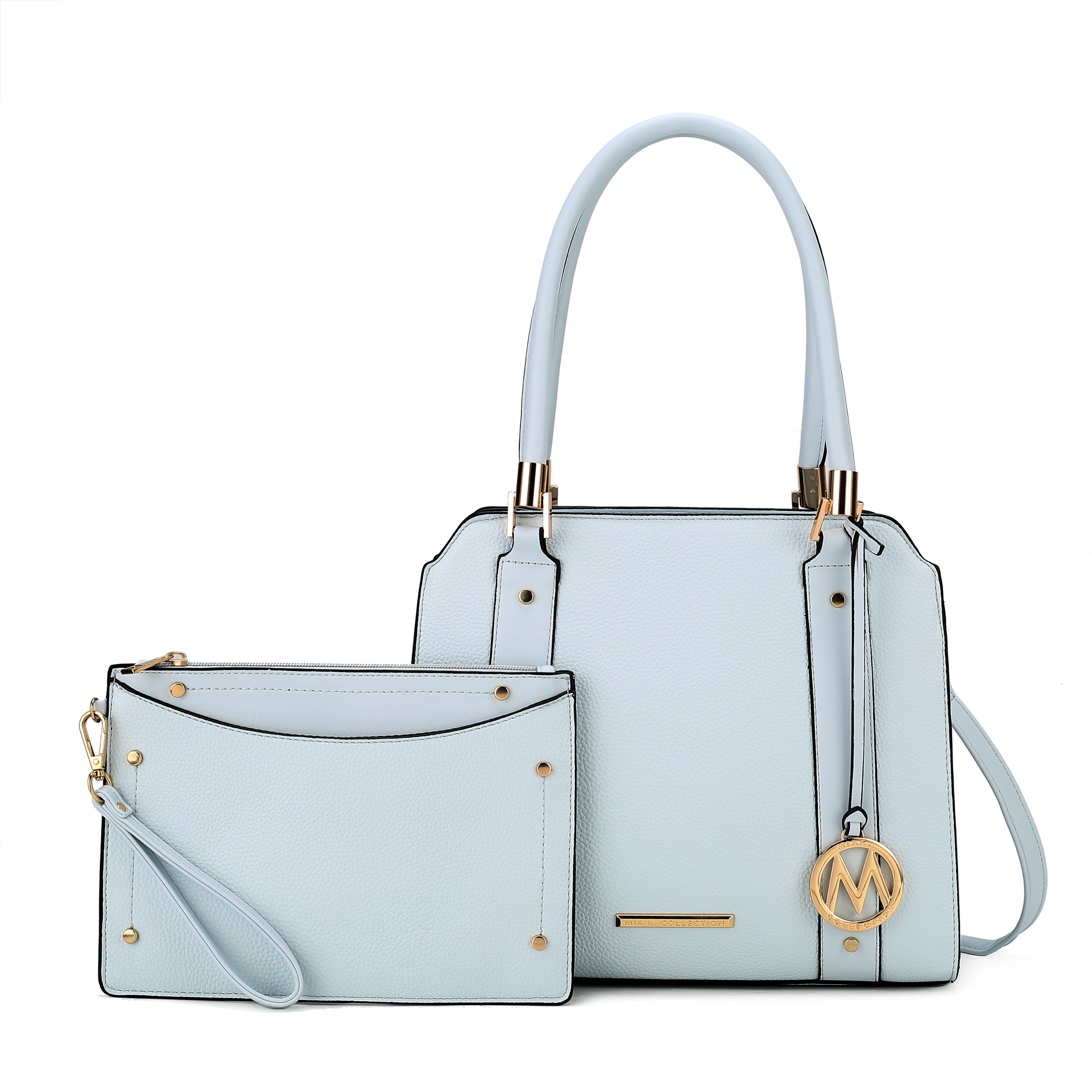 MKF Collection Women's Norah Shoulder Bag And Set Light Blue Bags - Tophatter Daily Deals