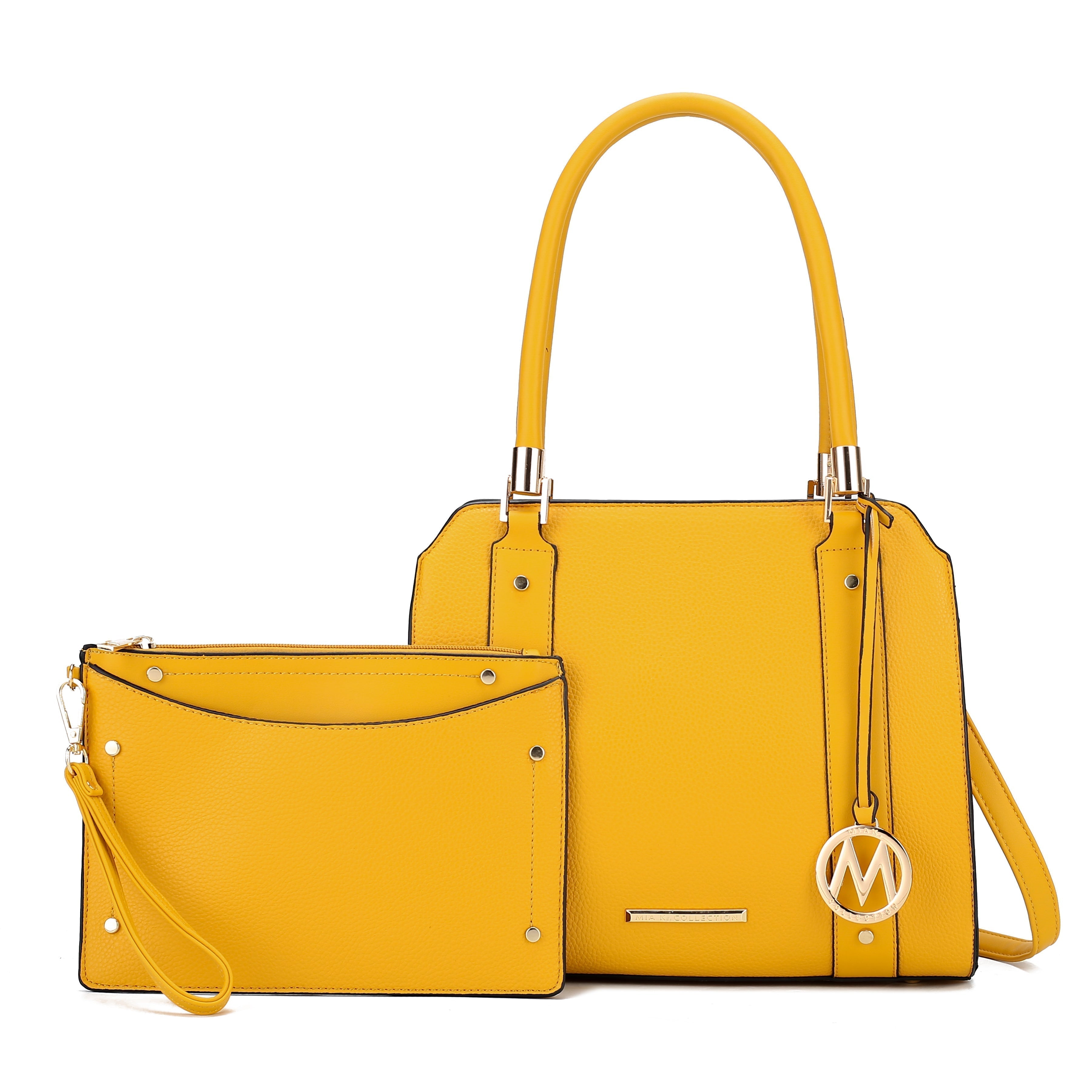 MKF Collection Women's Norah Shoulder Bag And Set Yellow Bags - Tophatter Daily Deals