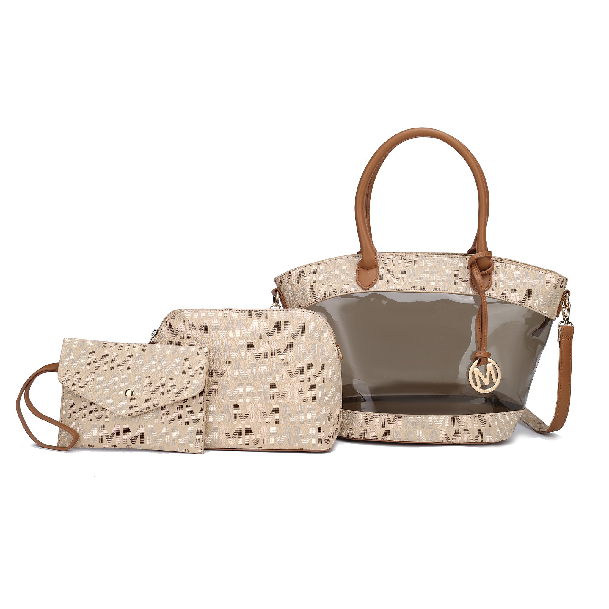 MKF Collection Women's Hattie Signature Tote Bag And Set Bags - Tophatter Daily Deals
