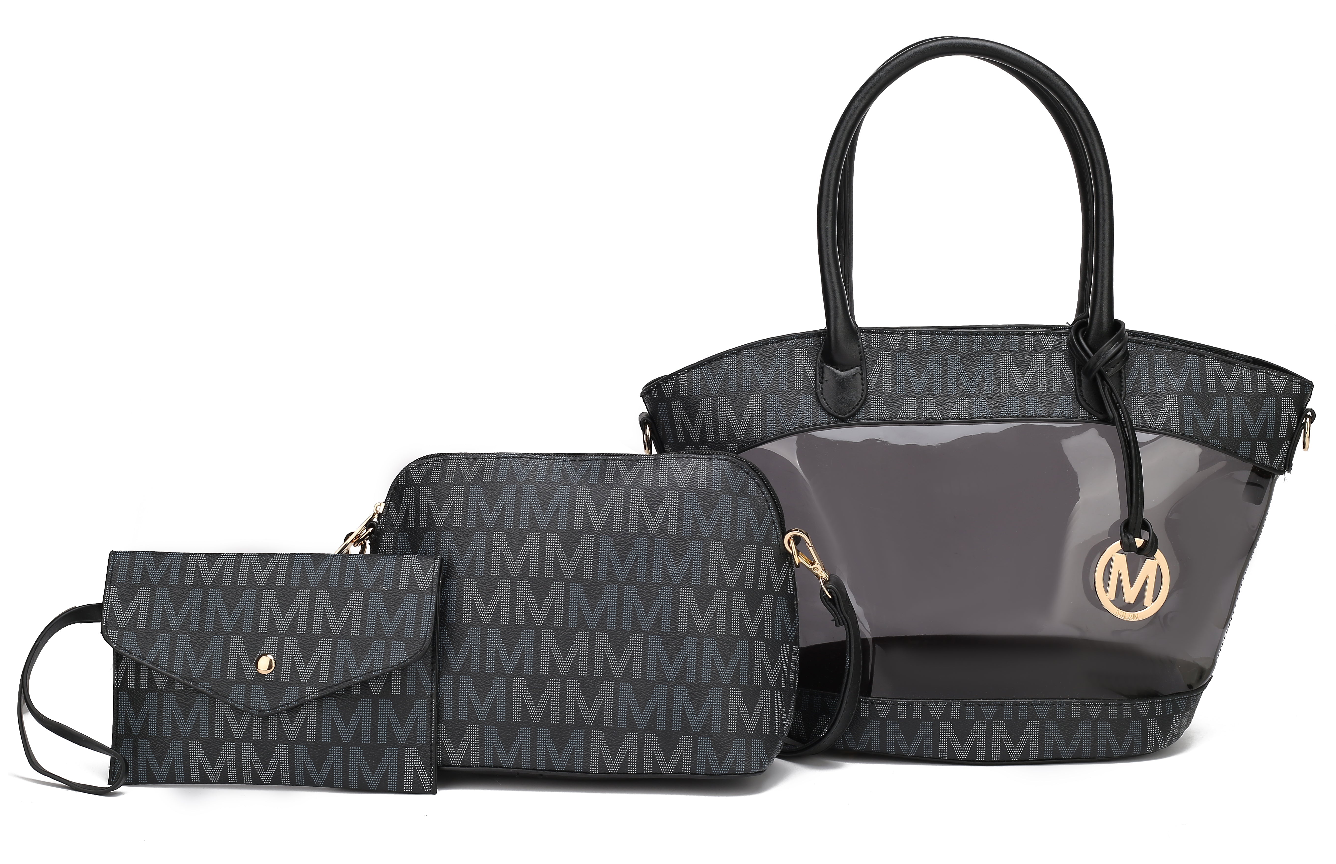 MKF Collection Women's Hattie Signature Tote Bag And Set Bags - Tophatter Daily Deals