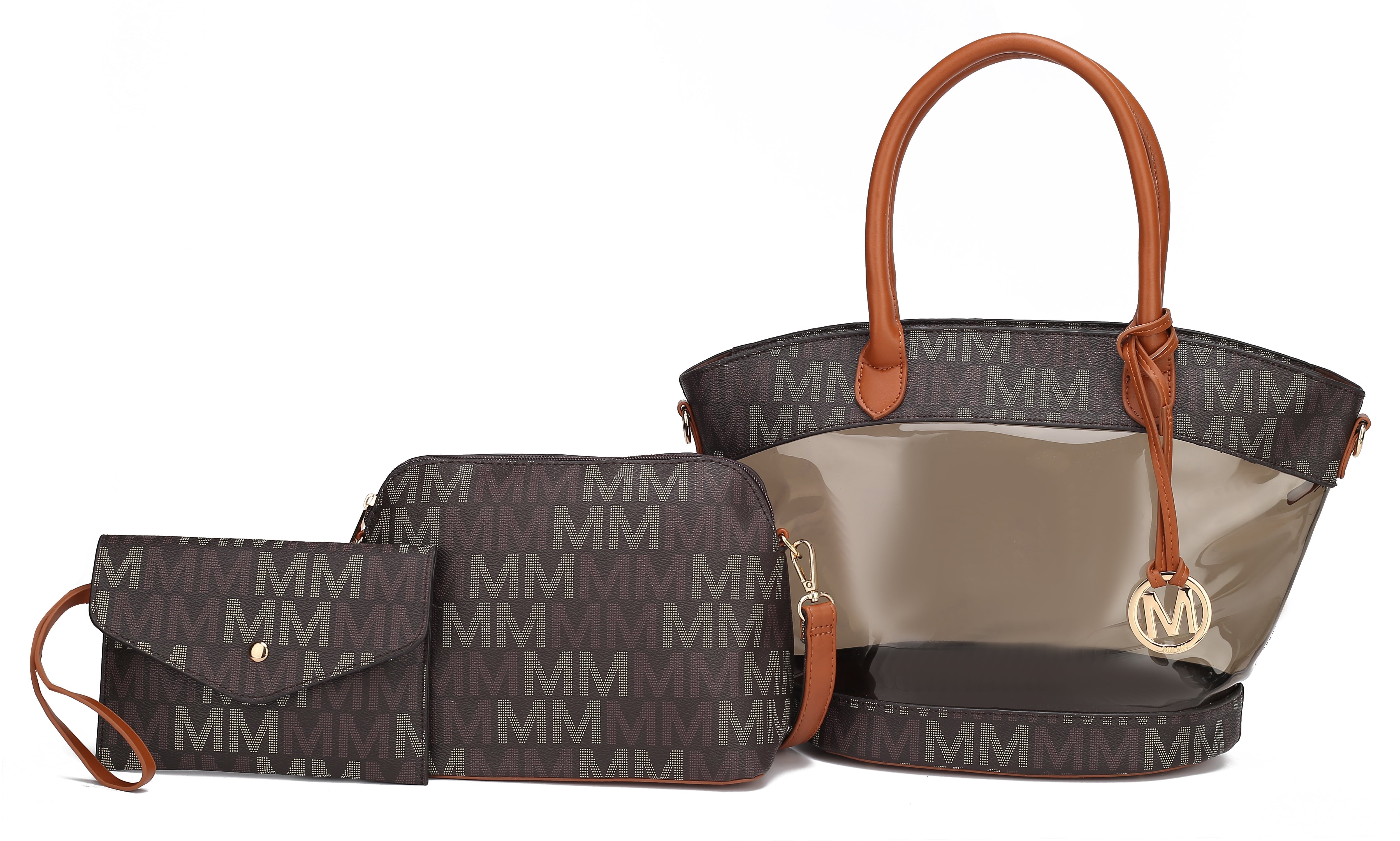 MKF Collection Women's Hattie Signature Tote Bag And Set Bags - Tophatter Daily Deals
