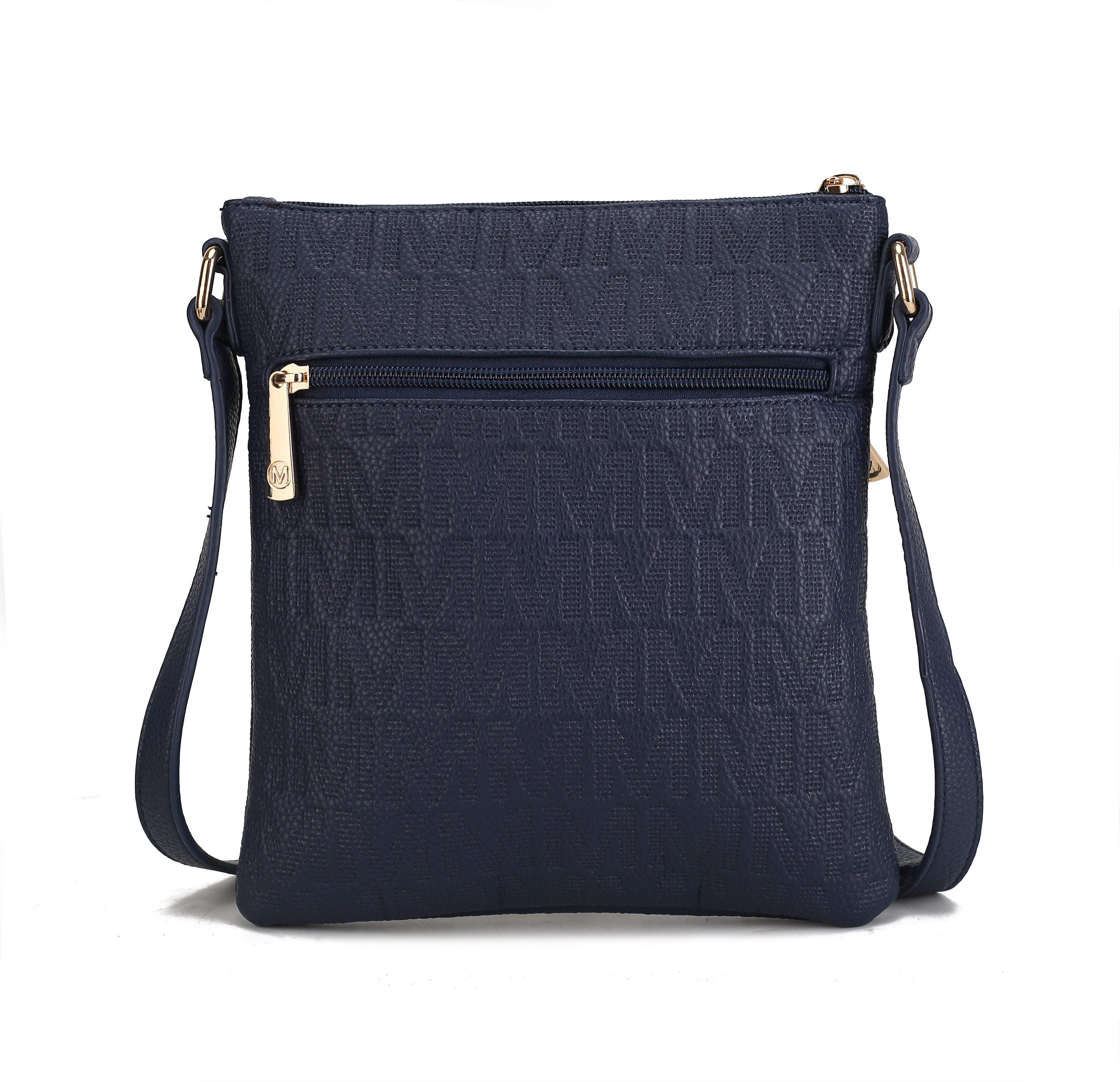 MKF Collection Women's Lennit Signature Crossbody Bag Bags - Tophatter Daily Deals