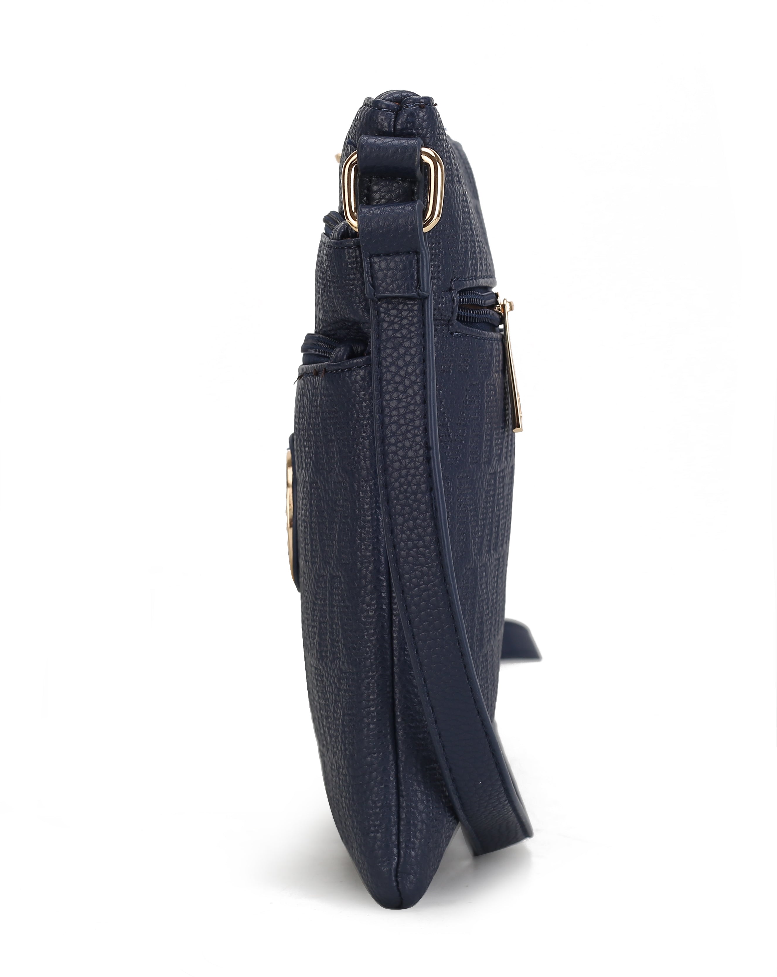 MKF Collection Women's Lennit Signature Crossbody Bag Bags - Tophatter Daily Deals