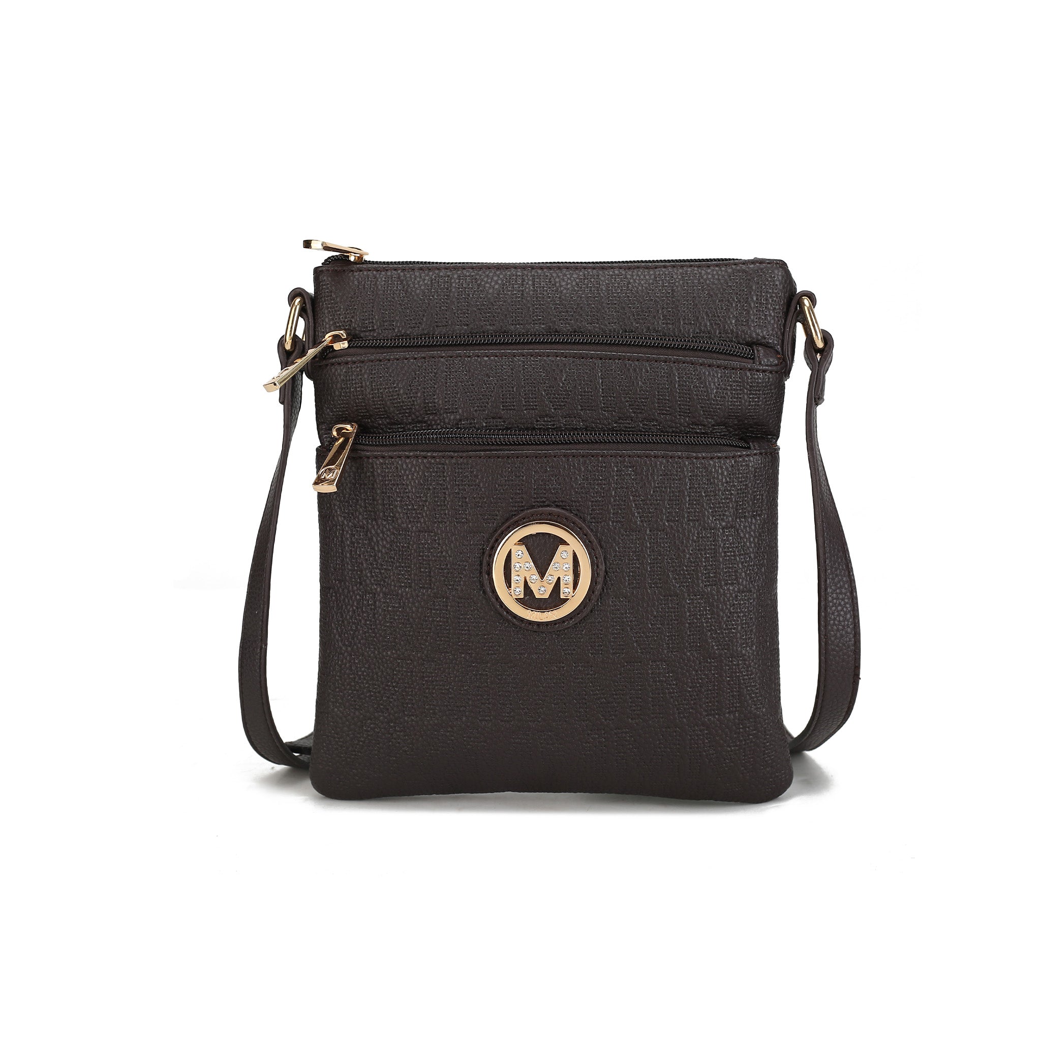 MKF Collection Women's Lennit Signature Crossbody Bag Bags - Tophatter Daily Deals