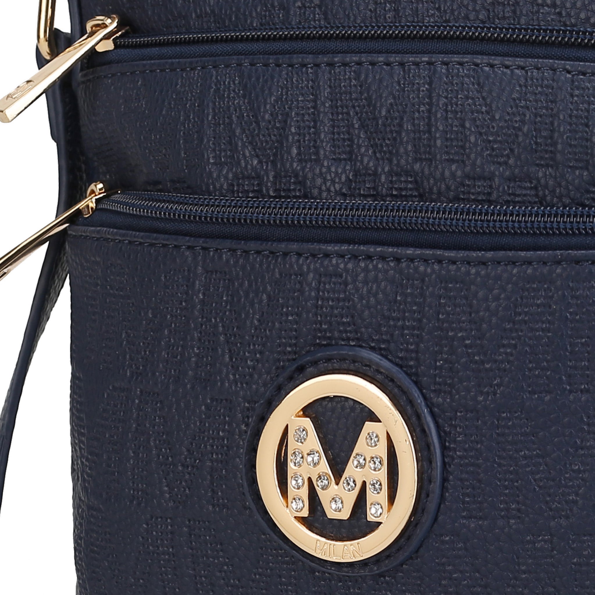 MKF Collection Women's Lennit Signature Crossbody Bag Bags - Tophatter Daily Deals