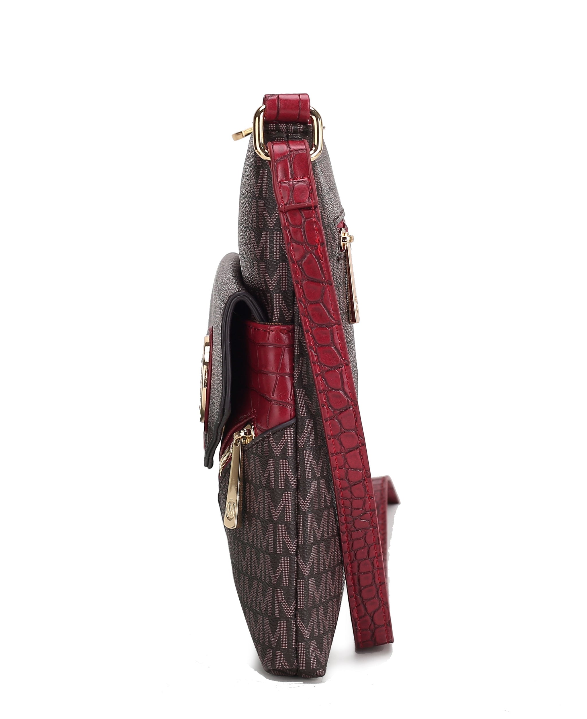 MKF Collection Women's Tania Signature Crossbody Bag Bags - Tophatter Daily Deals