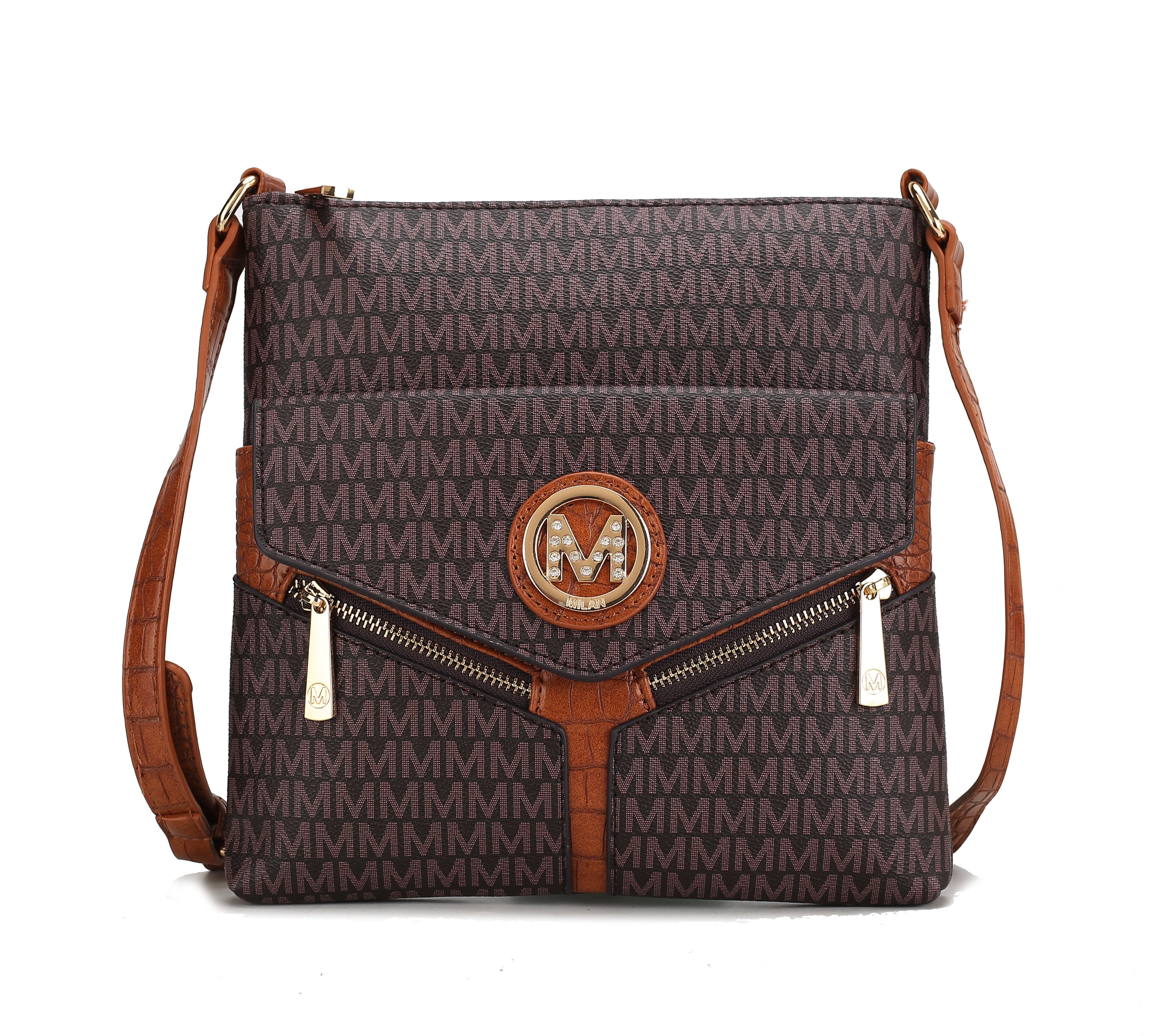MKF Collection Women's Tania Signature Crossbody Bag Bags - Tophatter Daily Deals