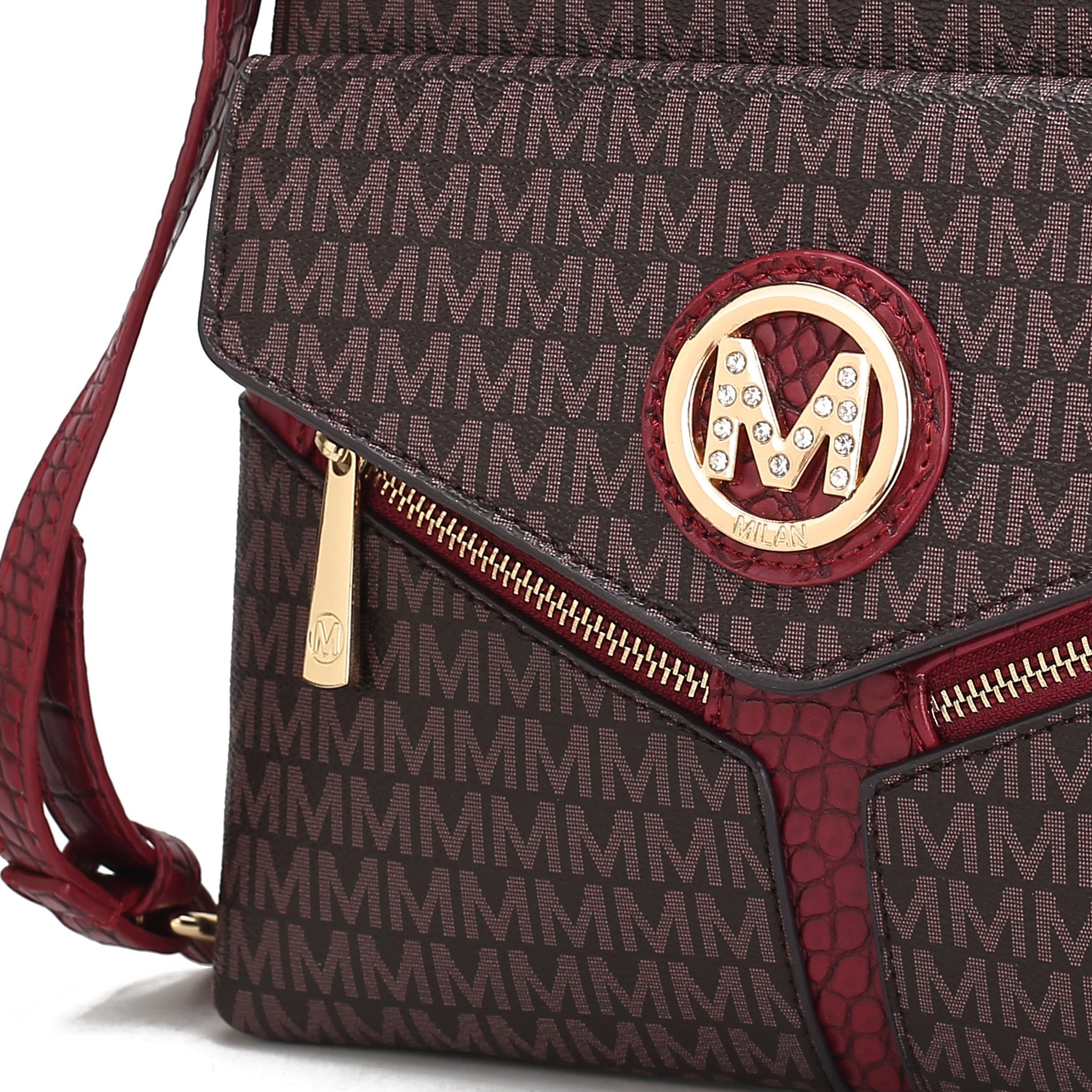 MKF Collection Women's Tania Signature Crossbody Bag Bags - Tophatter Daily Deals