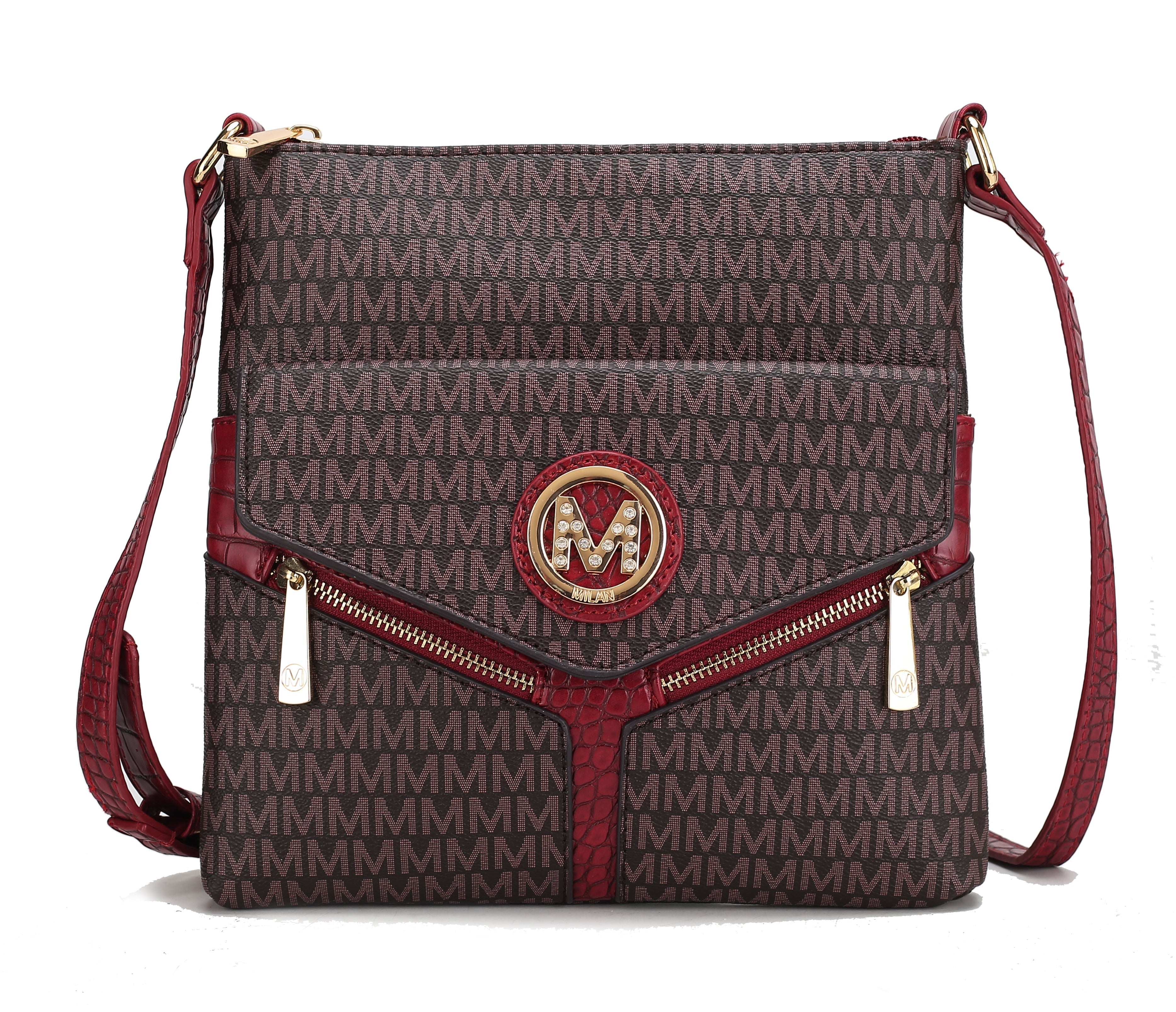 MKF Collection Women's Tania Signature Crossbody Bag Bags - Tophatter Daily Deals