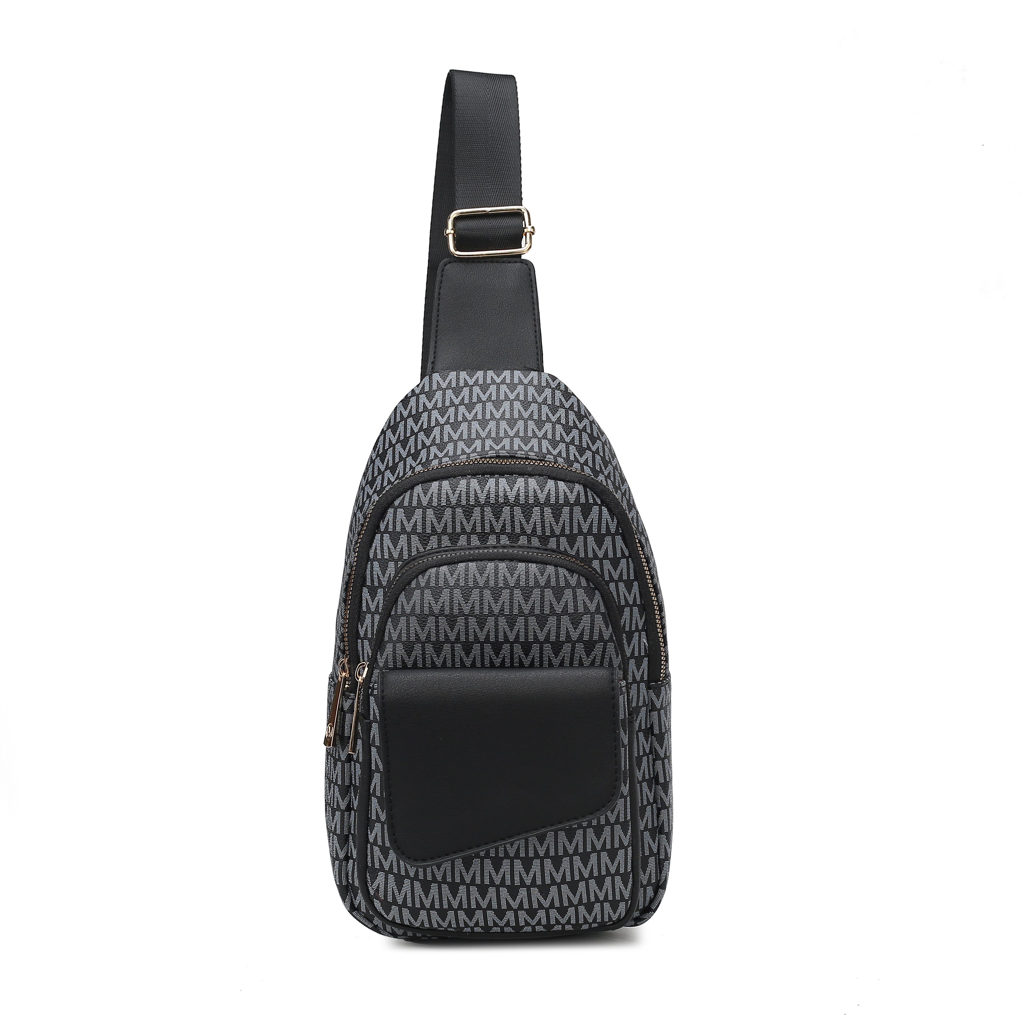 MKF Collection Women's Kace Signature Sling Bag Black Bags - Tophatter Daily Deals