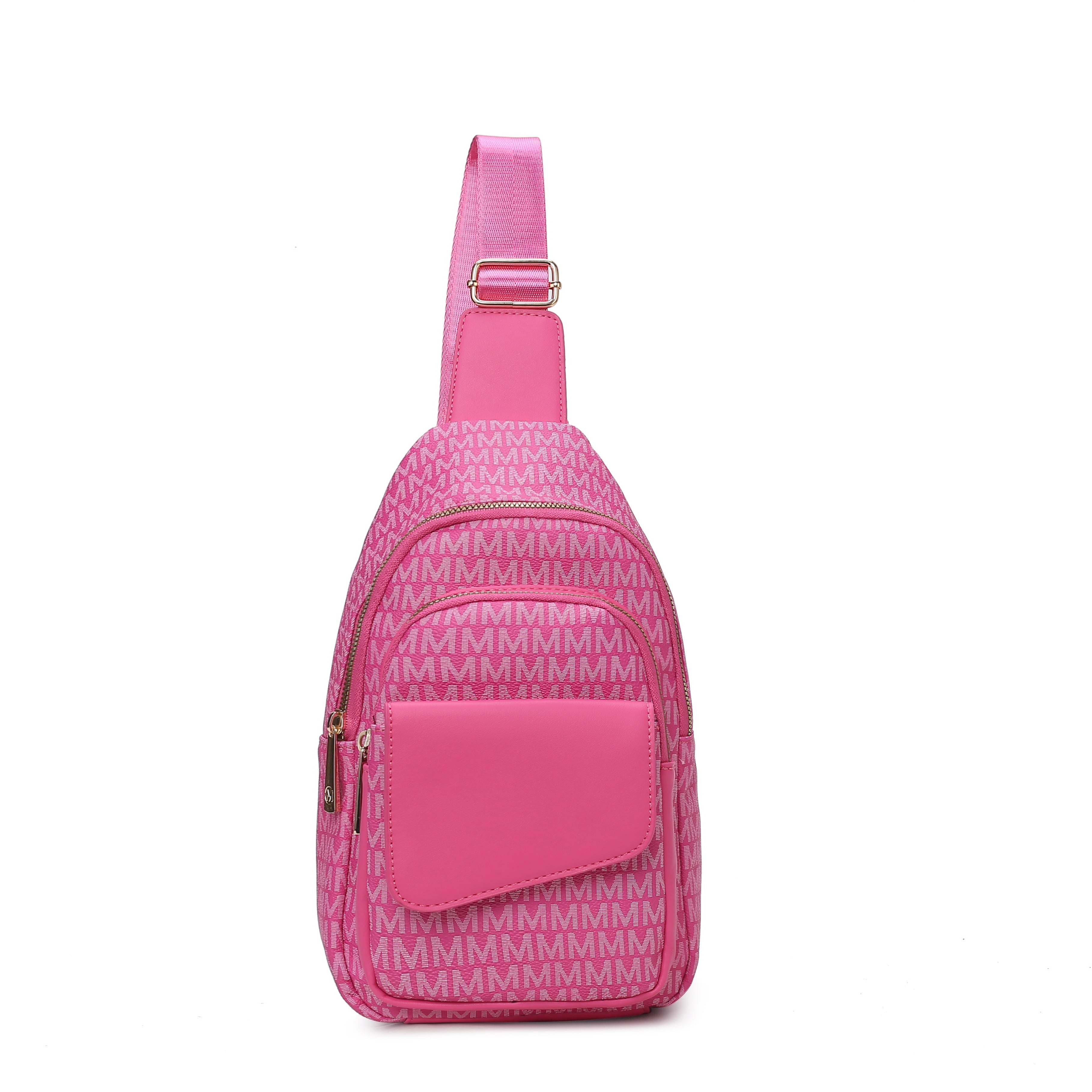 MKF Collection Women's Kace Signature Sling Bag Fuchsia Bags - Tophatter Daily Deals