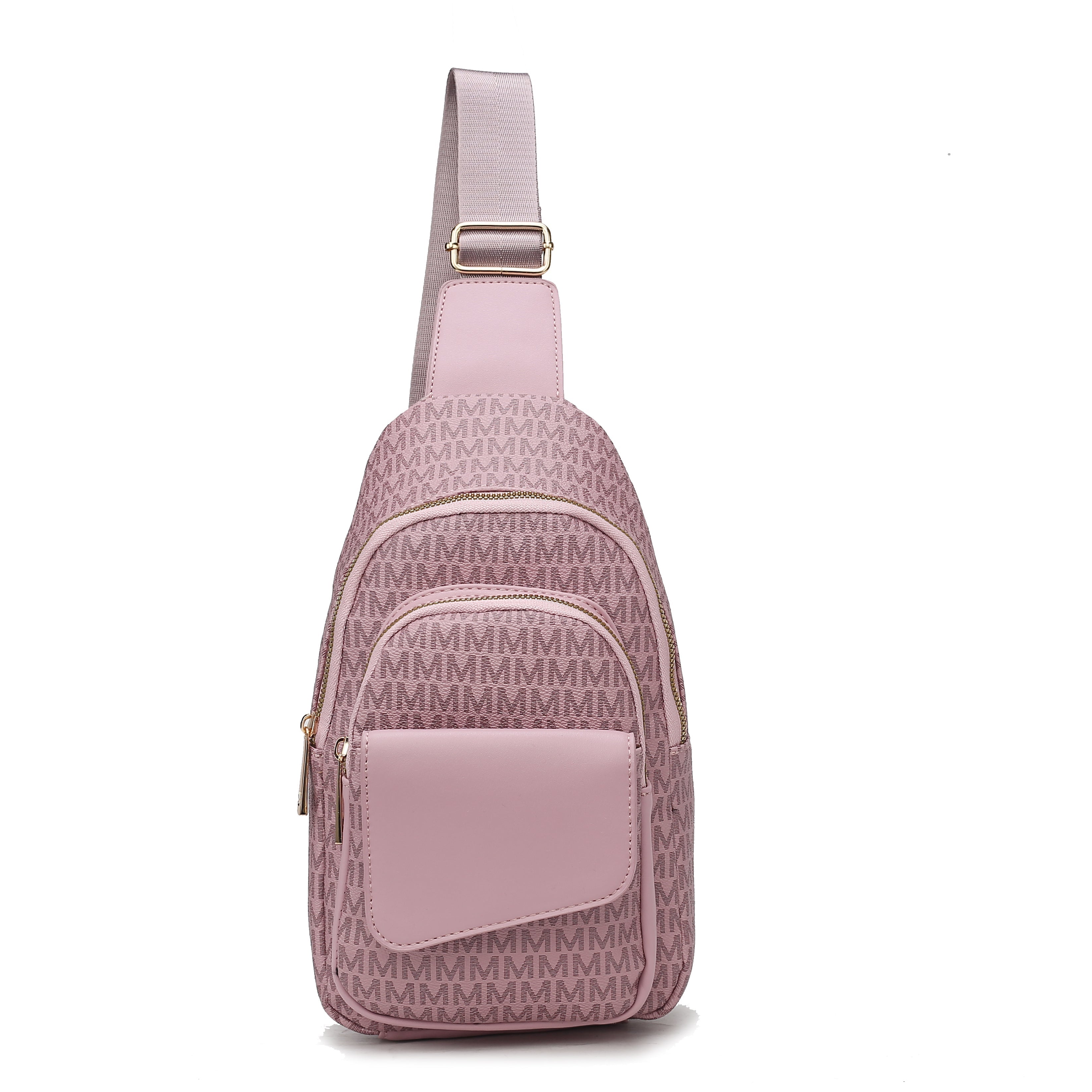MKF Collection Women's Kace Signature Sling Bag Lavender Bags - Tophatter Daily Deals