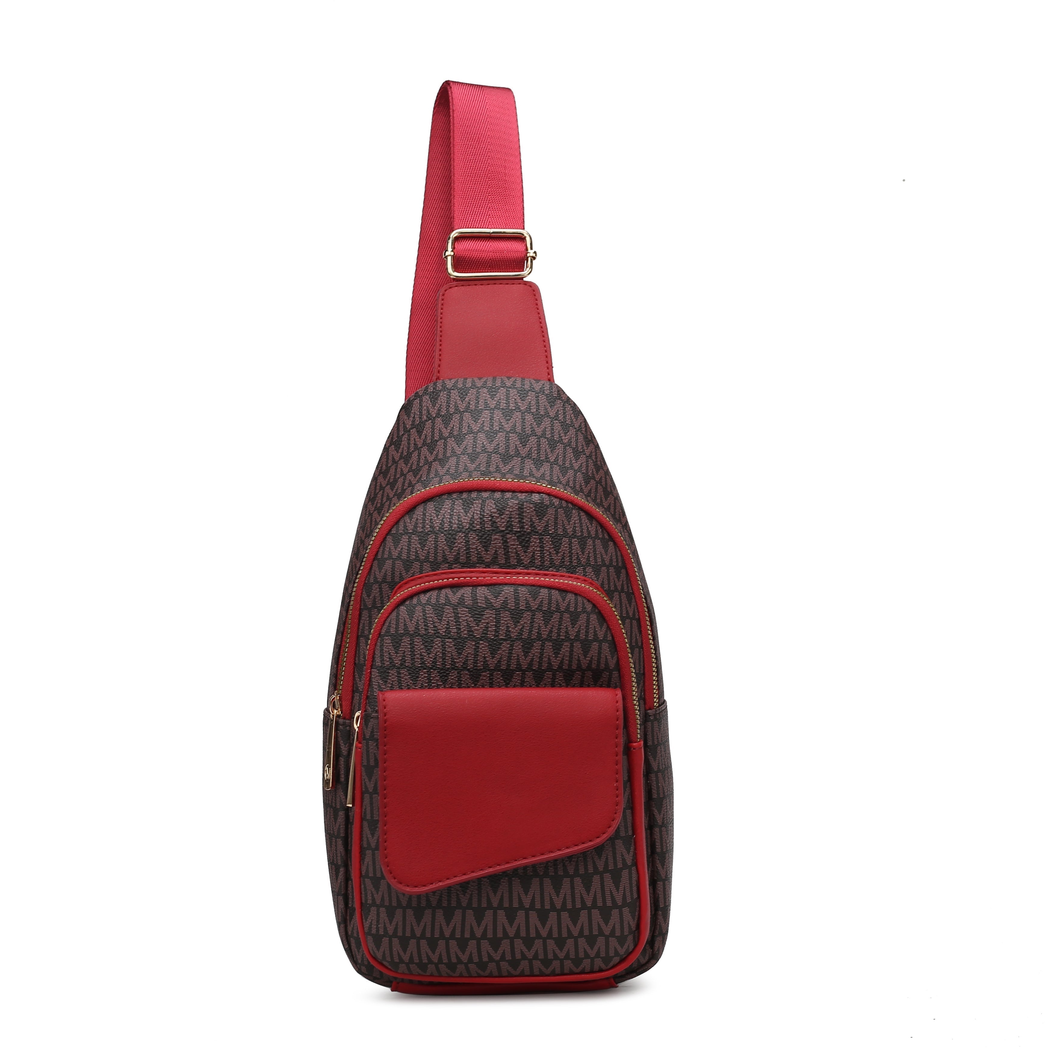MKF Collection Women's Kace Signature Sling Bag Red Bags - Tophatter Daily Deals